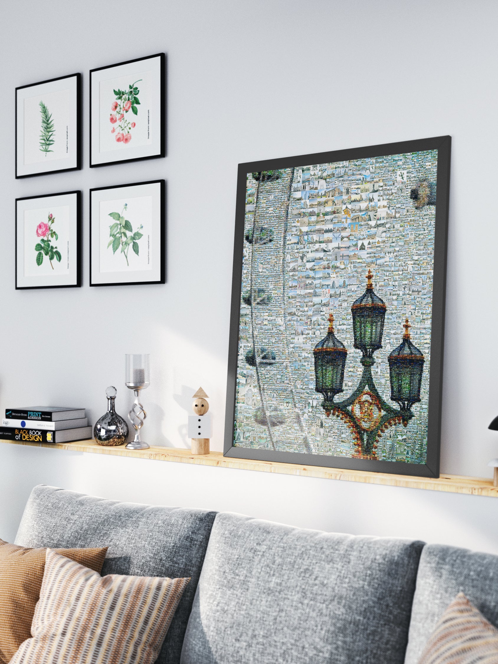 Stunning London Mosaic Art Print - Iconic Landmarks & Heritage AtelierMosaics