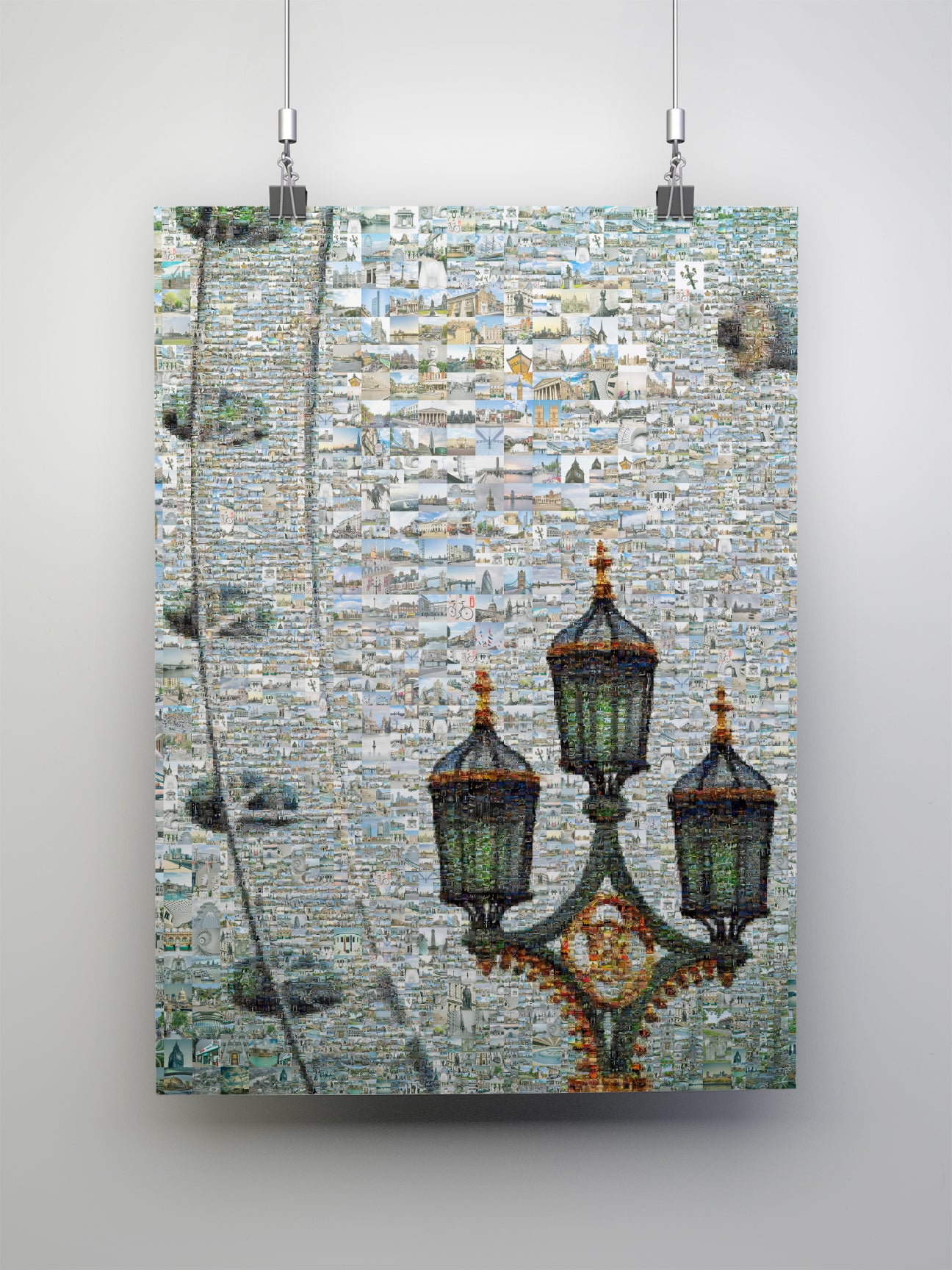 Stunning London Mosaic Art Print - Iconic Landmarks & Heritage AtelierMosaics