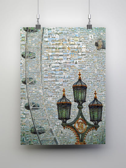 Stunning London Mosaic Art Print - Iconic Landmarks & Heritage AtelierMosaics