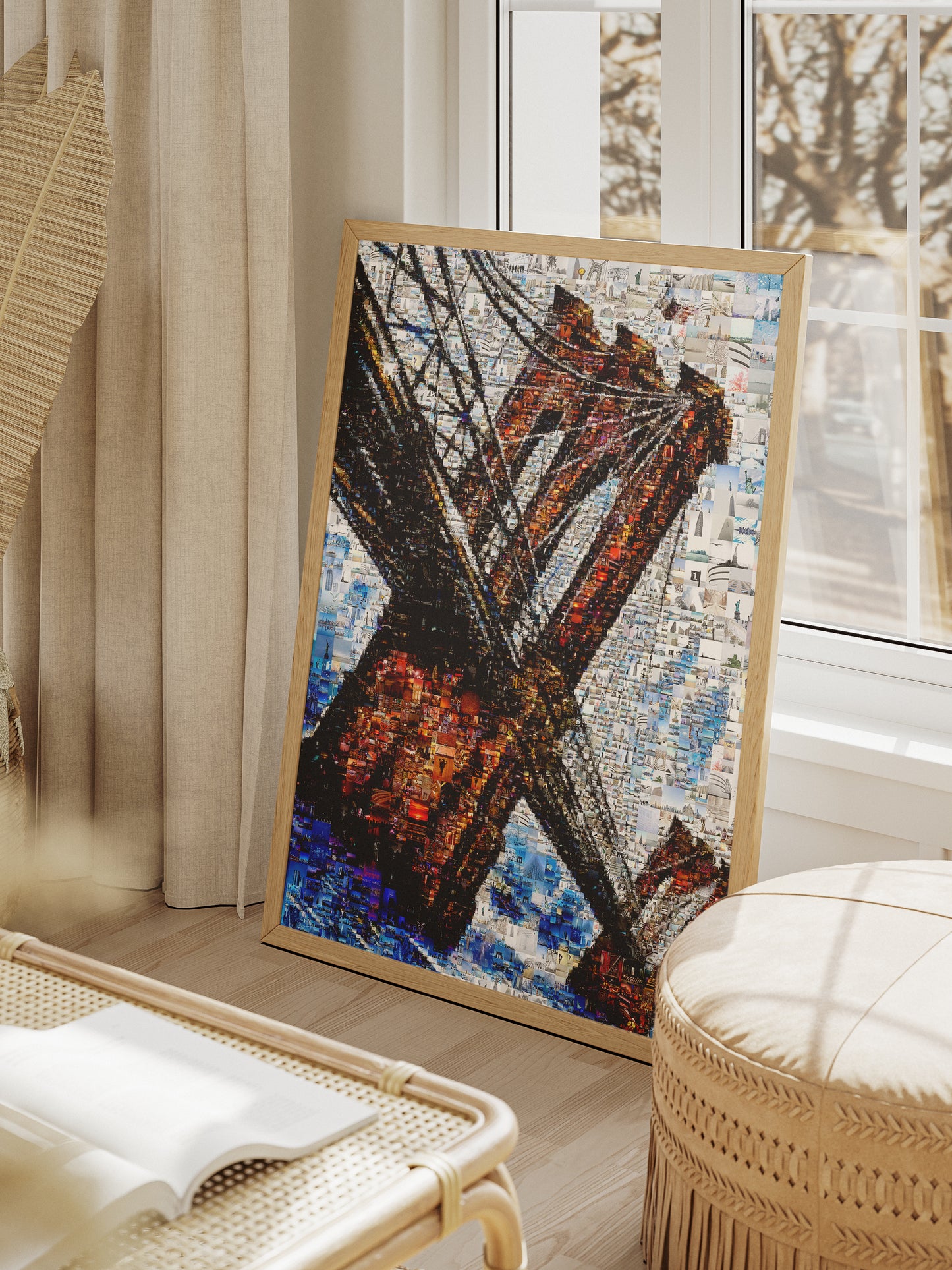 Stunning Mosaic Artwork of Iconic Bridge - Unique Wall Art for Home or Office Decor AtelierMosaics