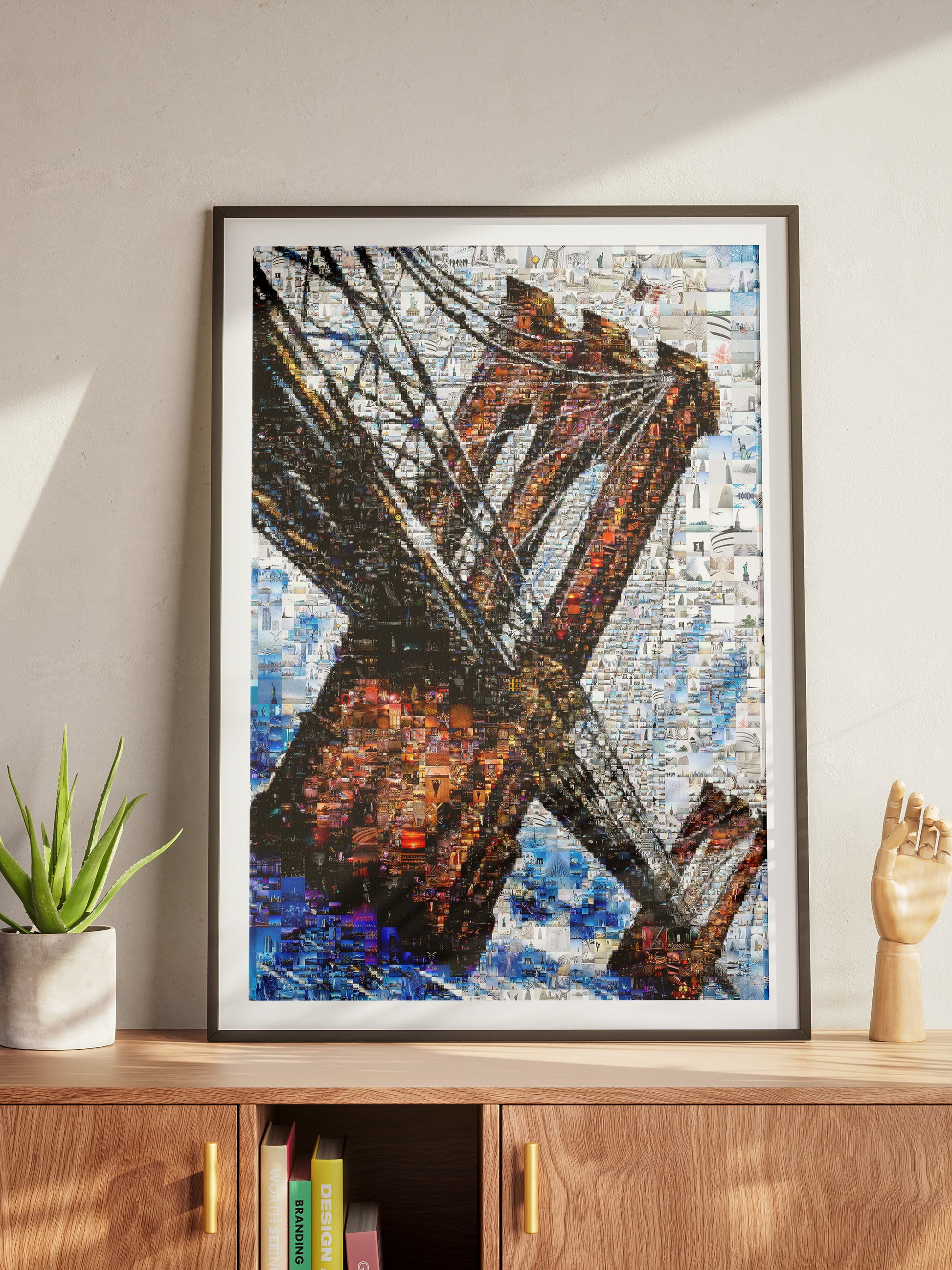 Stunning Mosaic Artwork of Iconic Bridge - Unique Wall Art for Home or Office Decor AtelierMosaics