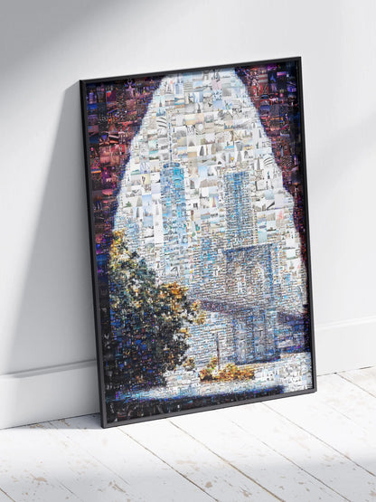 Stunning Cityscape Mosaic Artwork - Unique Wall Art for Home & Office Decor AtelierMosaics