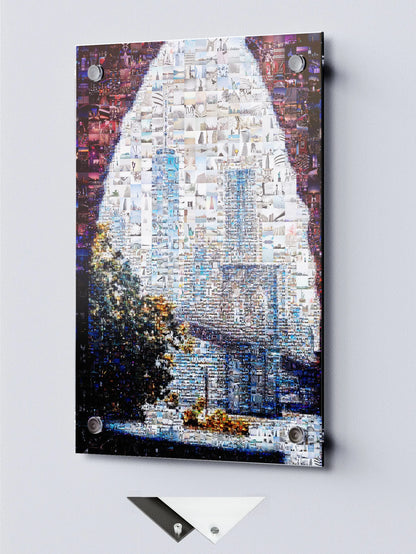 Stunning Cityscape Mosaic Artwork - Unique Wall Art for Home & Office Decor AtelierMosaics