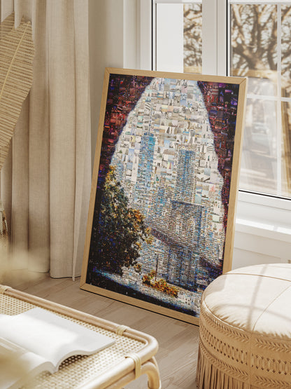 Stunning Cityscape Mosaic Artwork - Unique Wall Art for Home & Office Decor AtelierMosaics