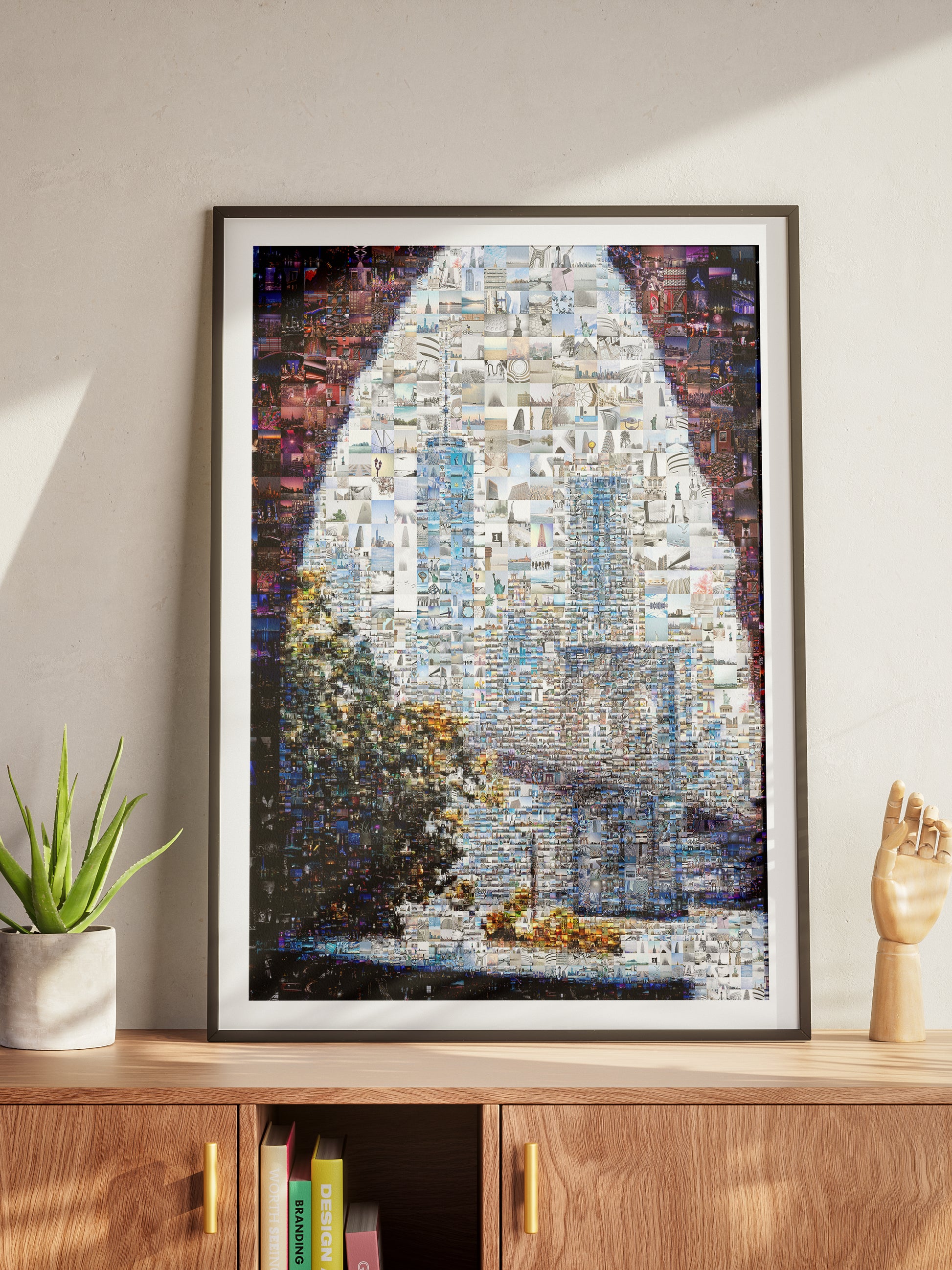 Stunning Cityscape Mosaic Artwork - Unique Wall Art for Home & Office Decor AtelierMosaics