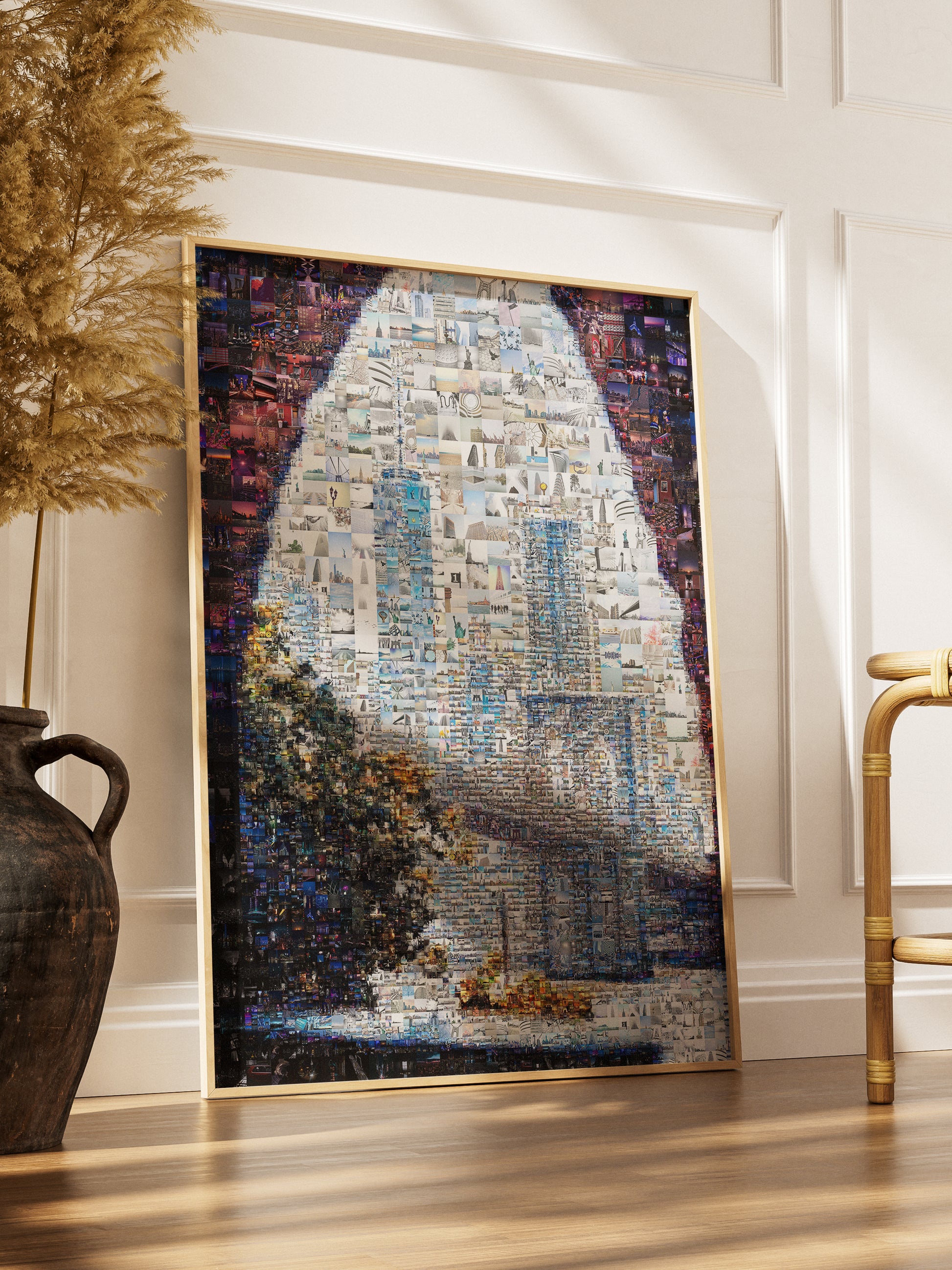 Stunning Cityscape Mosaic Artwork - Unique Wall Art for Home & Office Decor AtelierMosaics