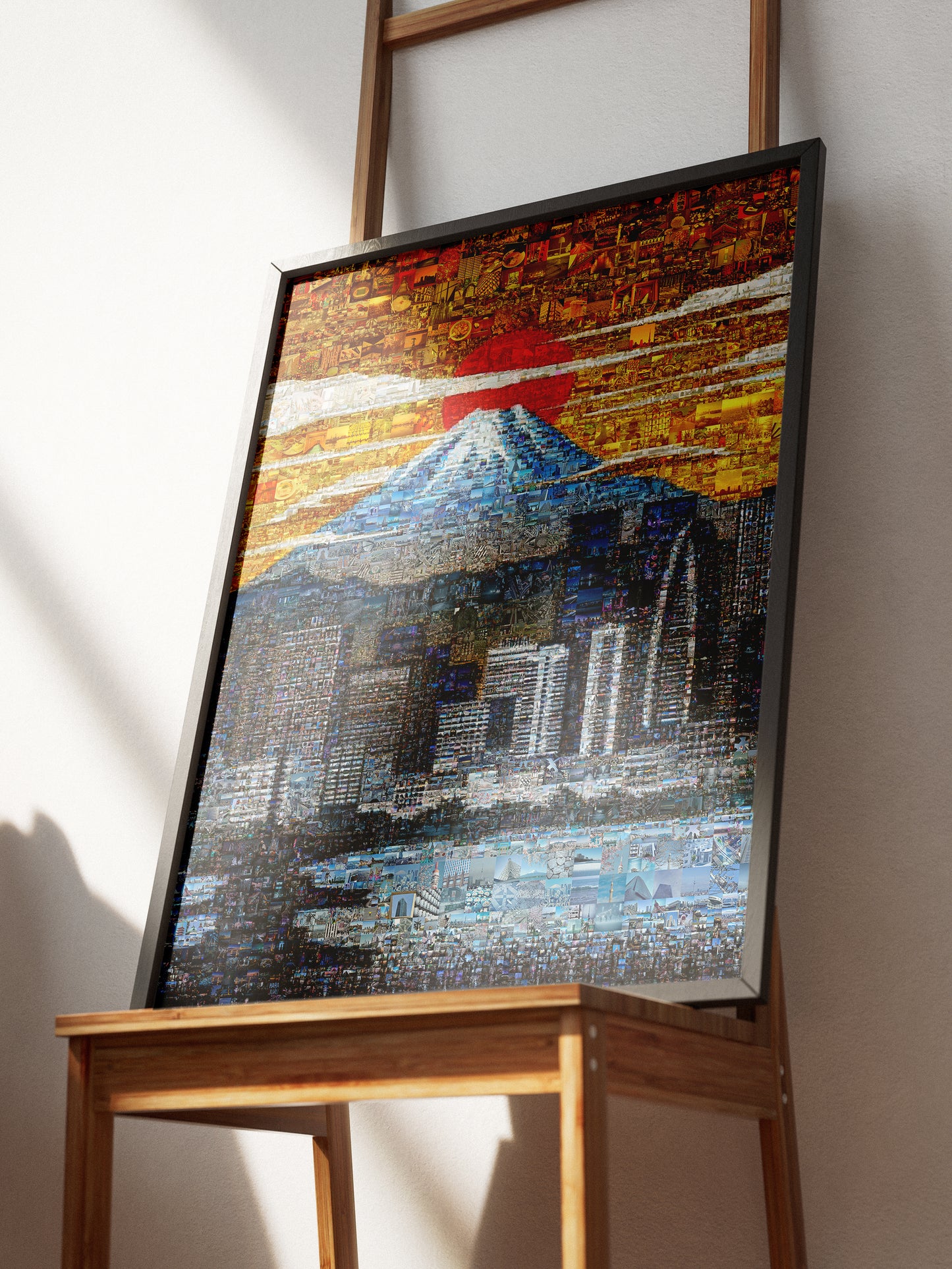 Tokyo Mosaic Art — Mount Fuji and City Skyline at Sunrise AtelierMosaics