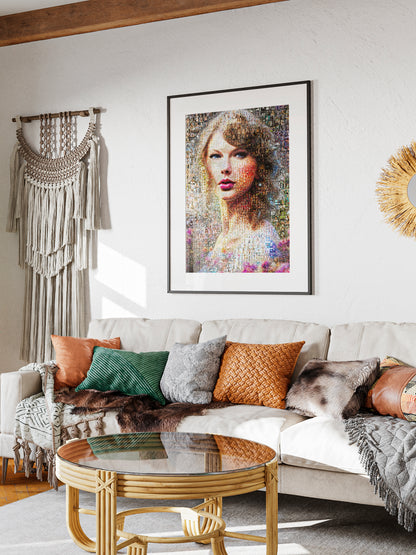 Stunning Taylor Swift Mosaic Artwork - Perfect for Fans and Collectors AtelierMosaics