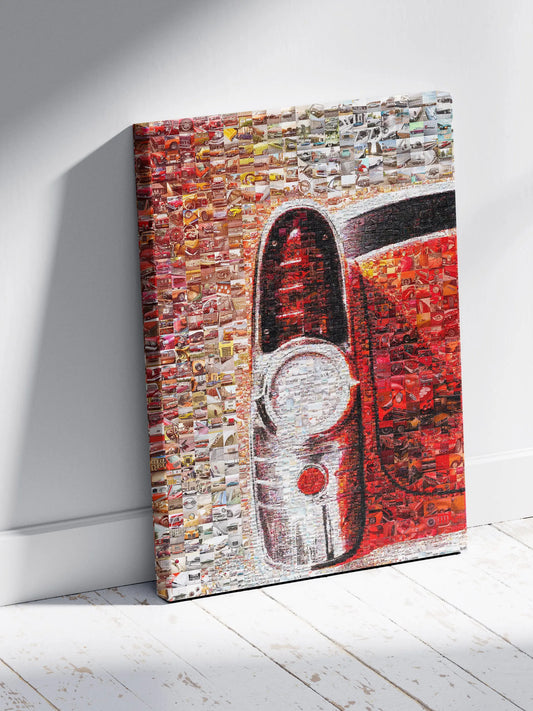 Stunning Mosaic Artwork Featuring Classic Cars: Unique Wall Art for Auto Enthusiasts AtelierMosaics