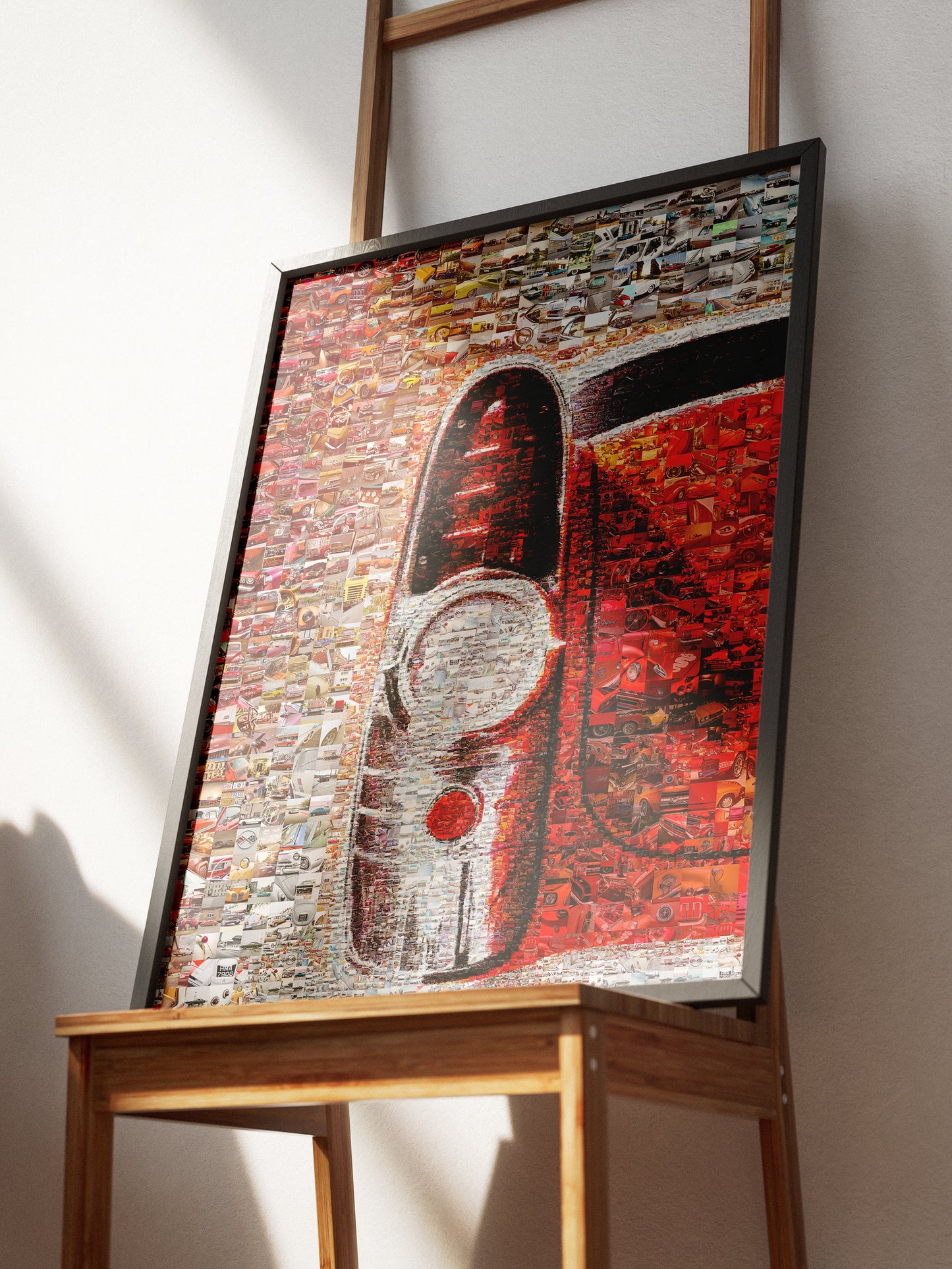 Stunning Mosaic Artwork Featuring Classic Cars: Unique Wall Art for Auto Enthusiasts AtelierMosaics