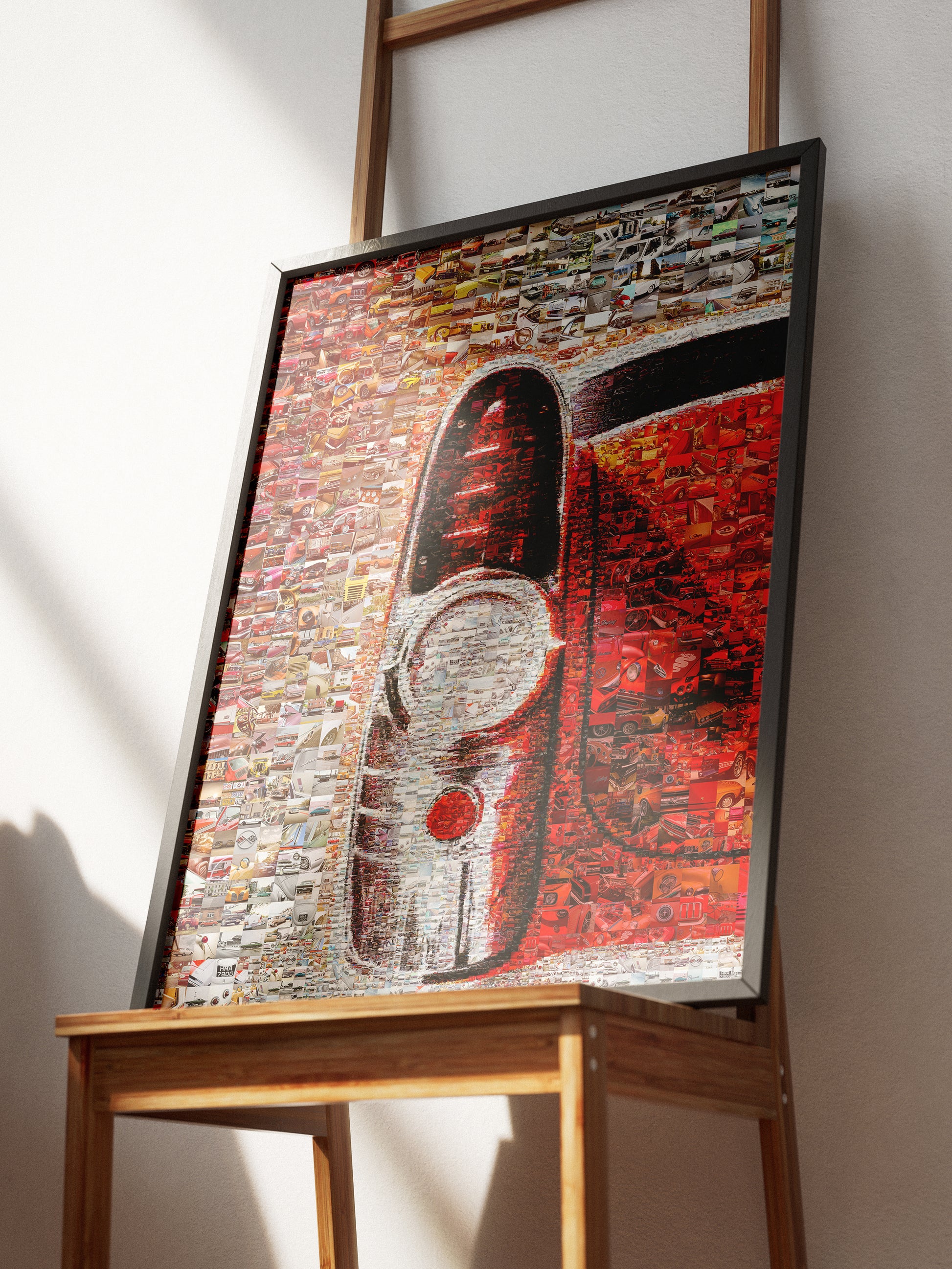 Stunning Mosaic Artwork Featuring Classic Cars: Unique Wall Art for Auto Enthusiasts AtelierMosaics