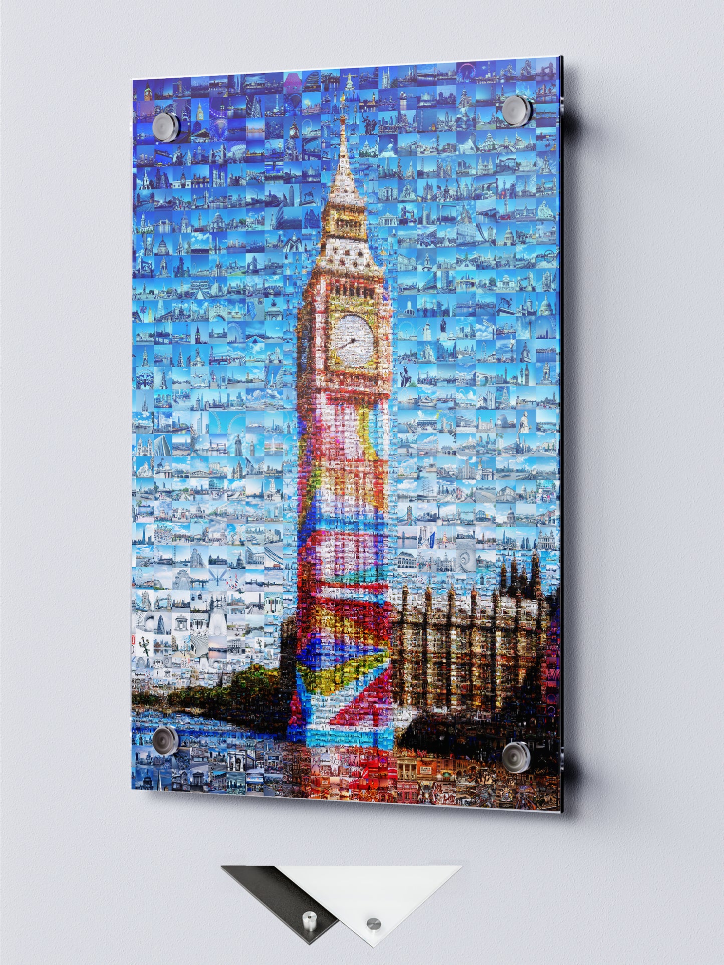 Stunning London Mosaic Artwork Featuring Iconic Big Ben - Perfect Home Decor AtelierMosaics