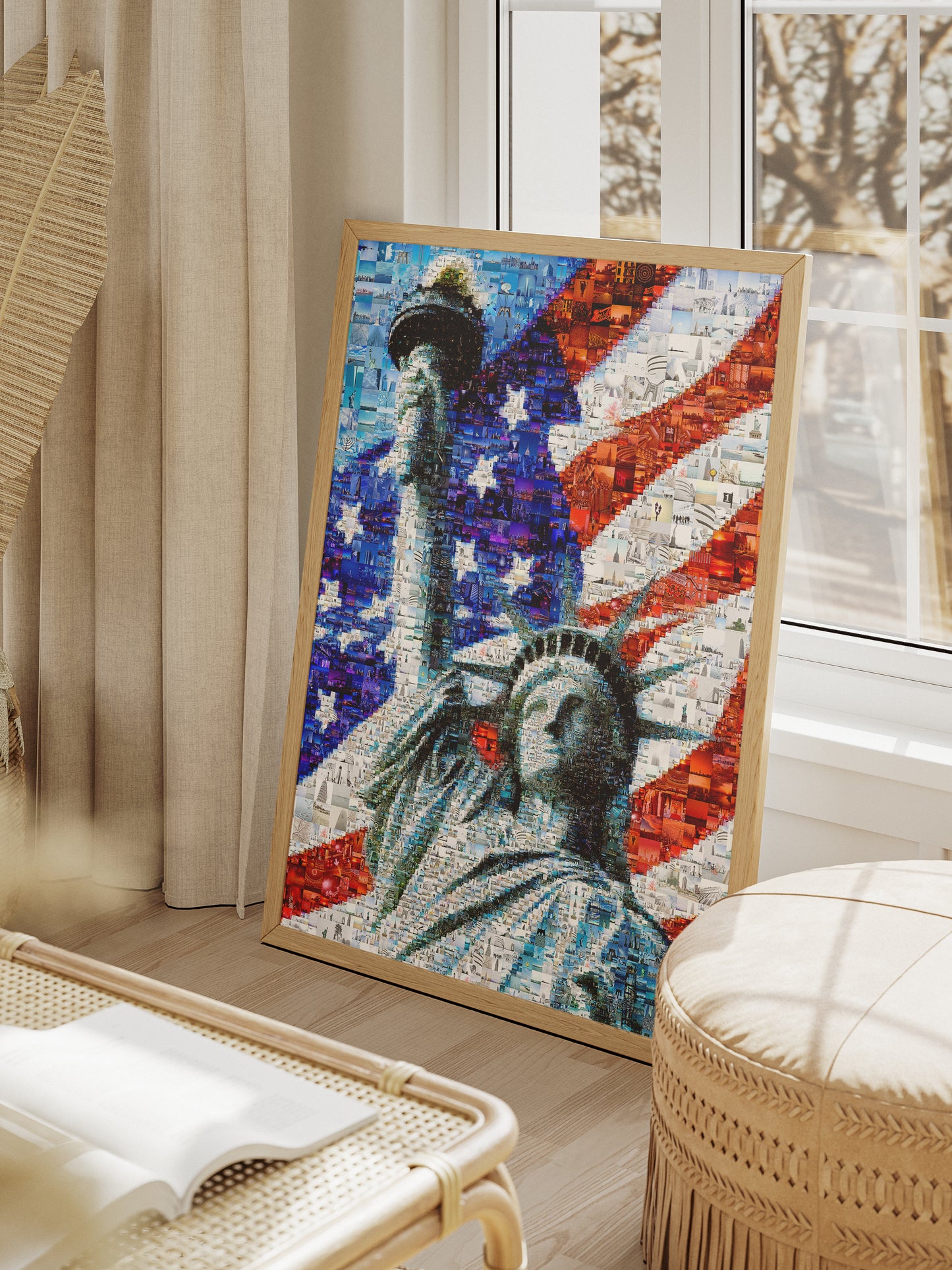 Stunning Mosaic of the Statue of Liberty: A Symbol of Freedom and Unity AtelierMosaics