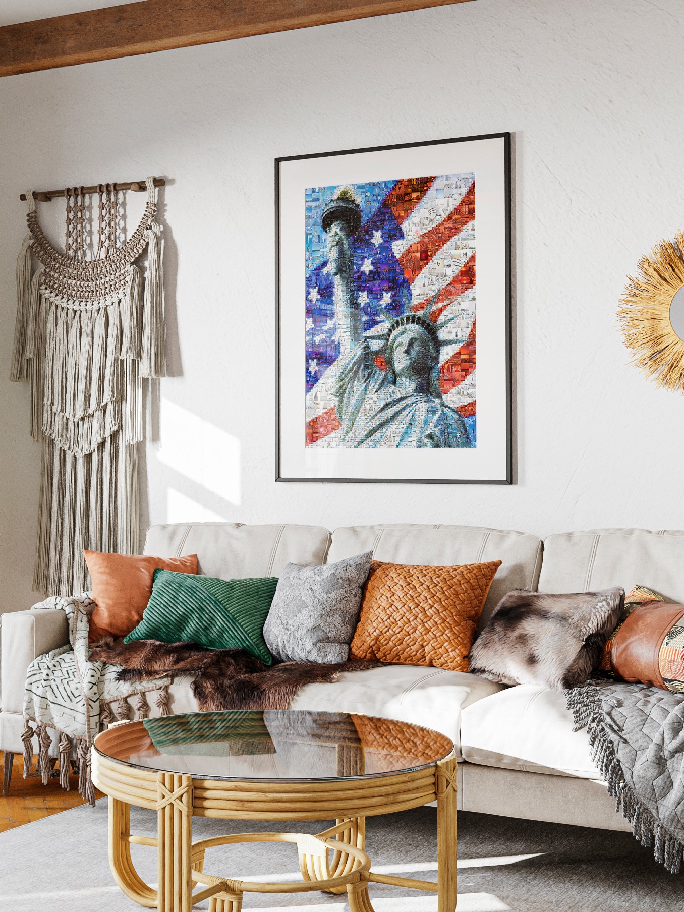 Stunning Mosaic of the Statue of Liberty: A Symbol of Freedom and Unity AtelierMosaics