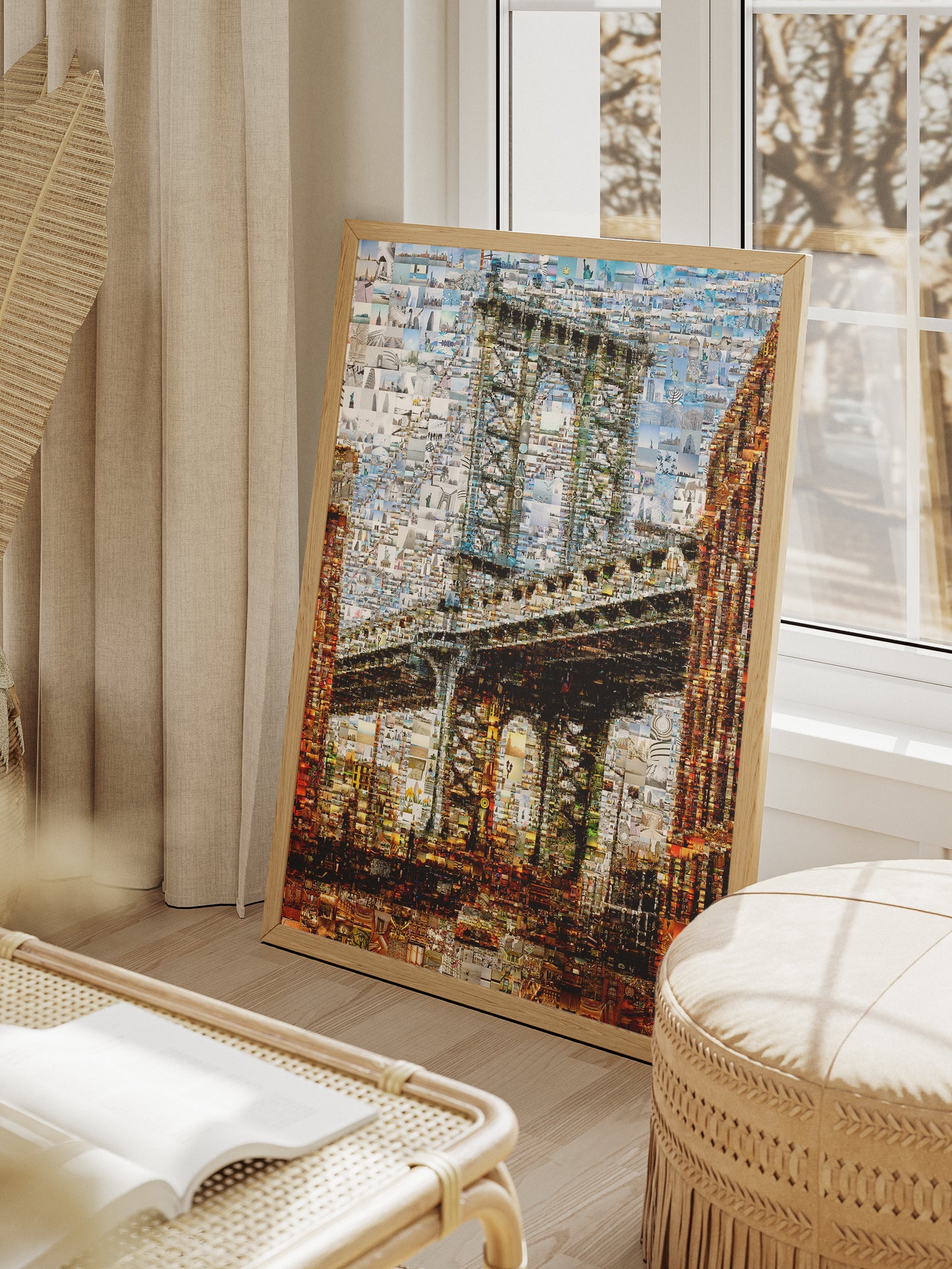 Stunning Manhattan Bridge Mosaic Artwork - Unique Urban Home Decor AtelierMosaics