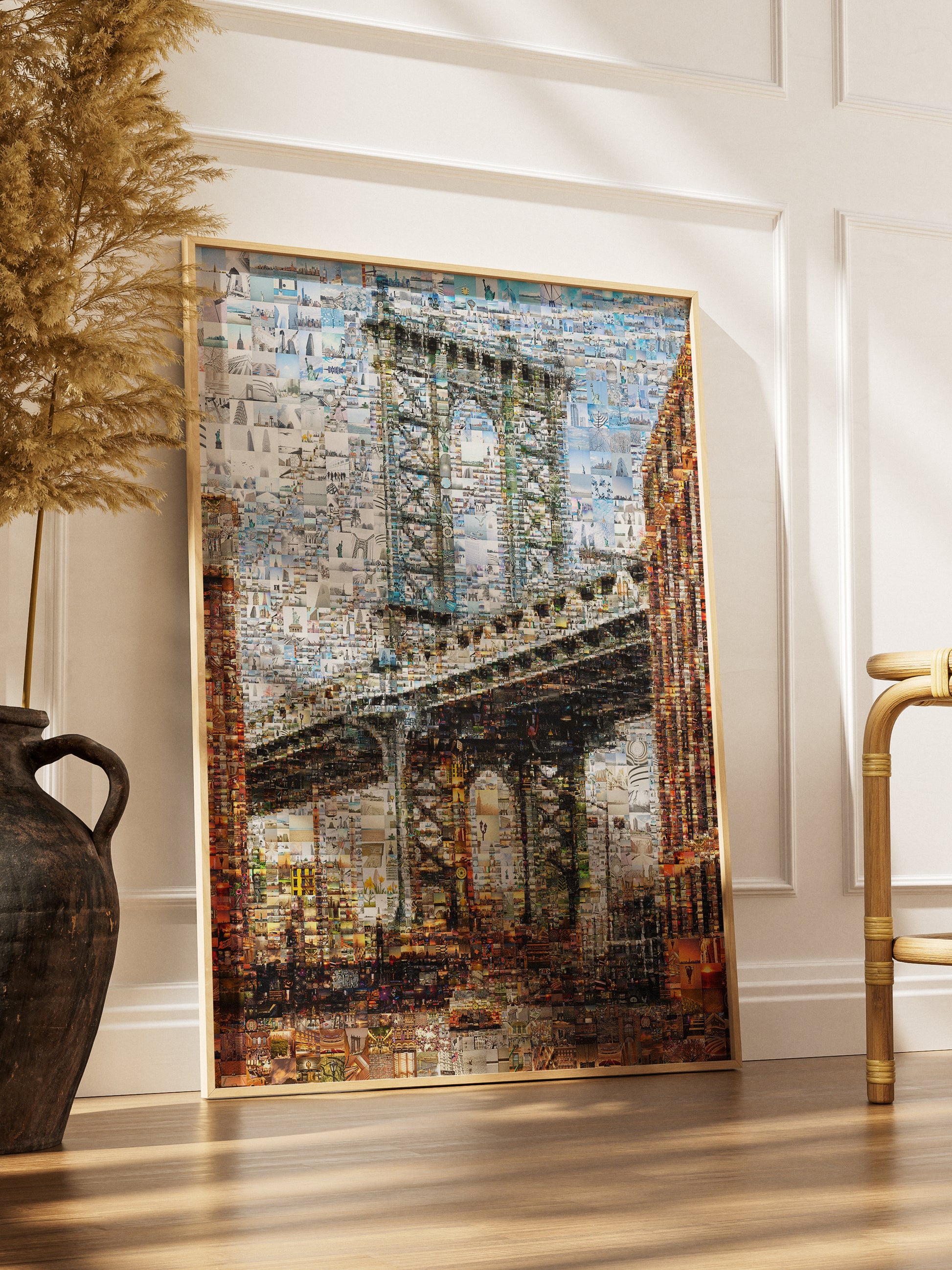 Stunning Manhattan Bridge Mosaic Artwork - Unique Urban Home Decor AtelierMosaics