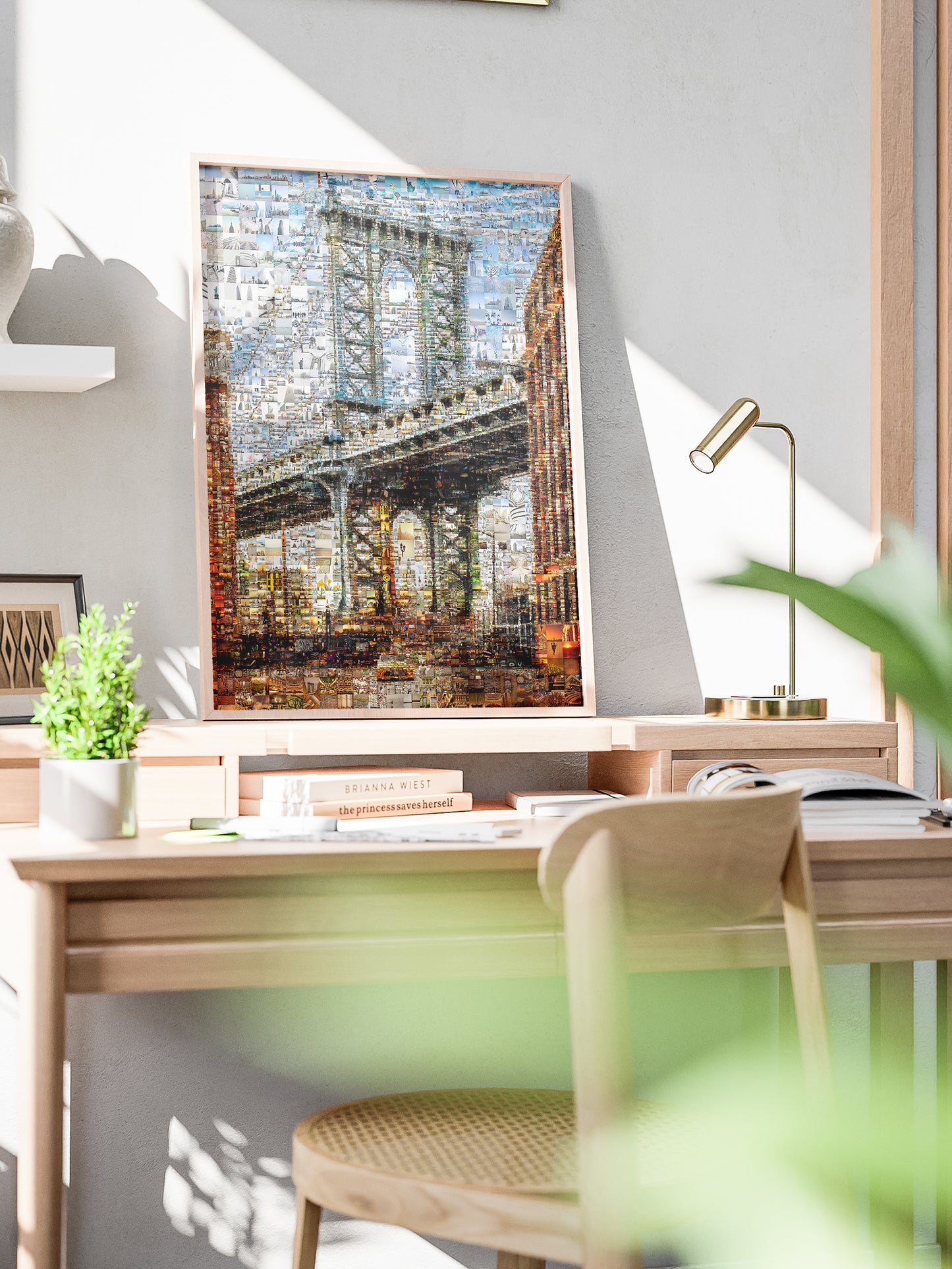 Stunning Manhattan Bridge Mosaic Artwork - Unique Urban Home Decor AtelierMosaics