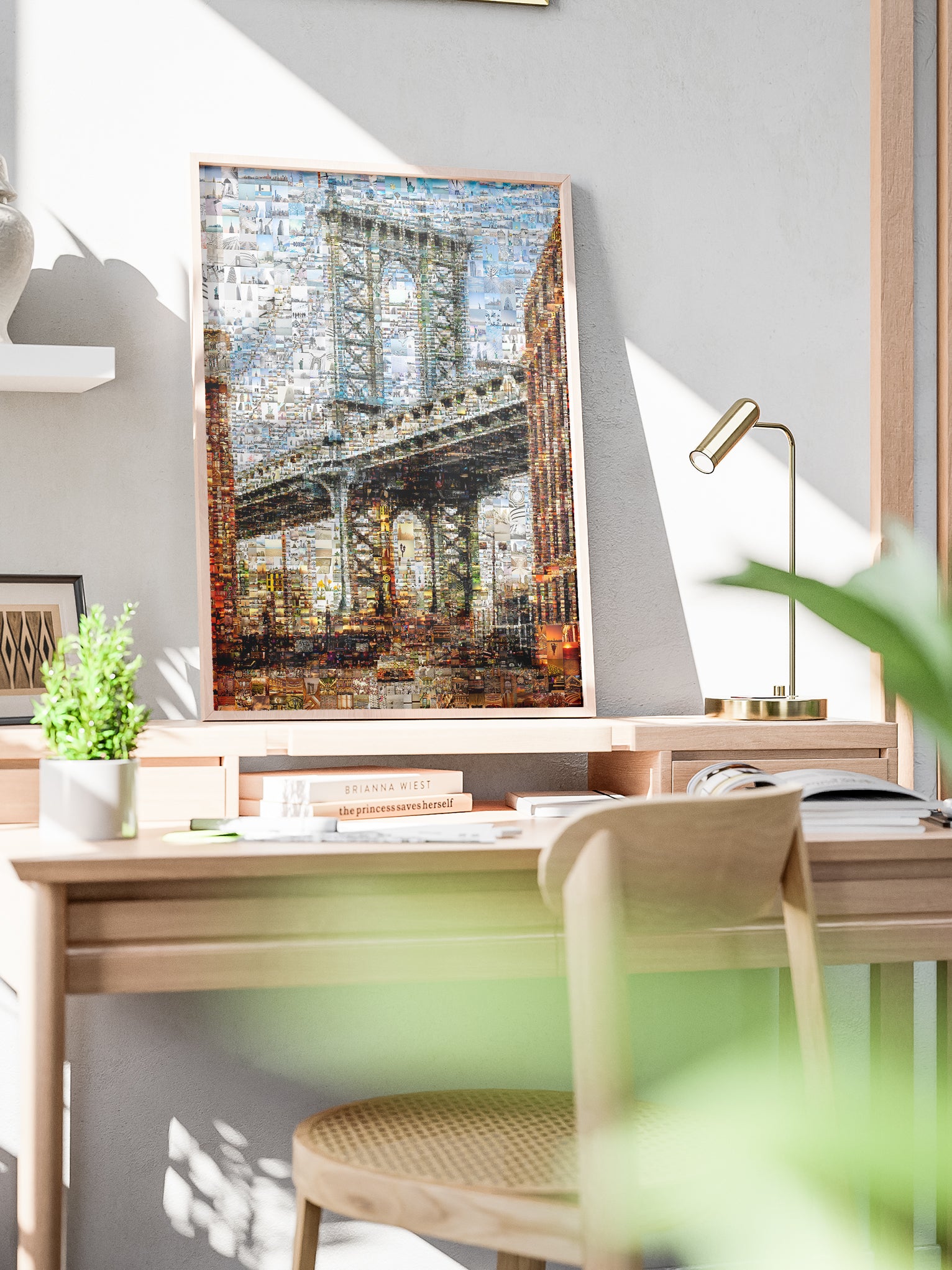 Stunning Manhattan Bridge Mosaic Artwork - Unique Urban Home Decor AtelierMosaics