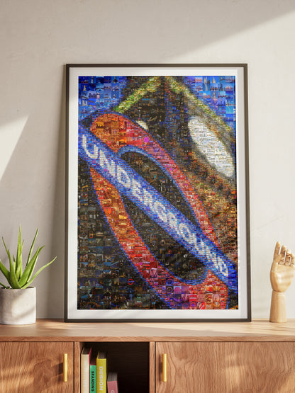 Stunning London Mosaic Artwork - Iconic Underground Design for Home Décor AtelierMosaics