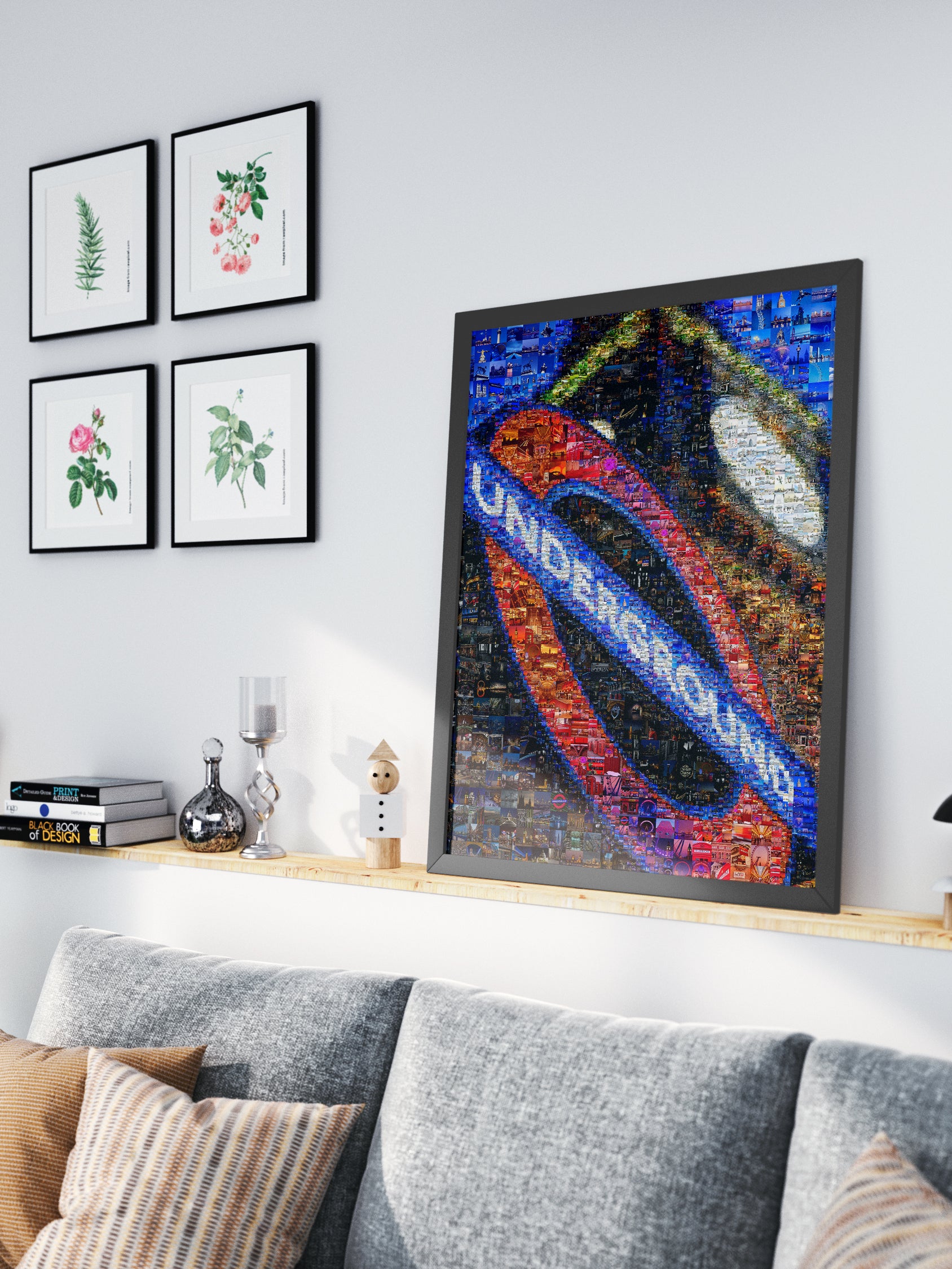 Stunning London Mosaic Artwork - Iconic Underground Design for Home Décor AtelierMosaics