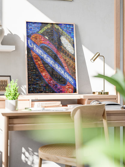 Stunning London Mosaic Artwork - Iconic Underground Design for Home Décor AtelierMosaics