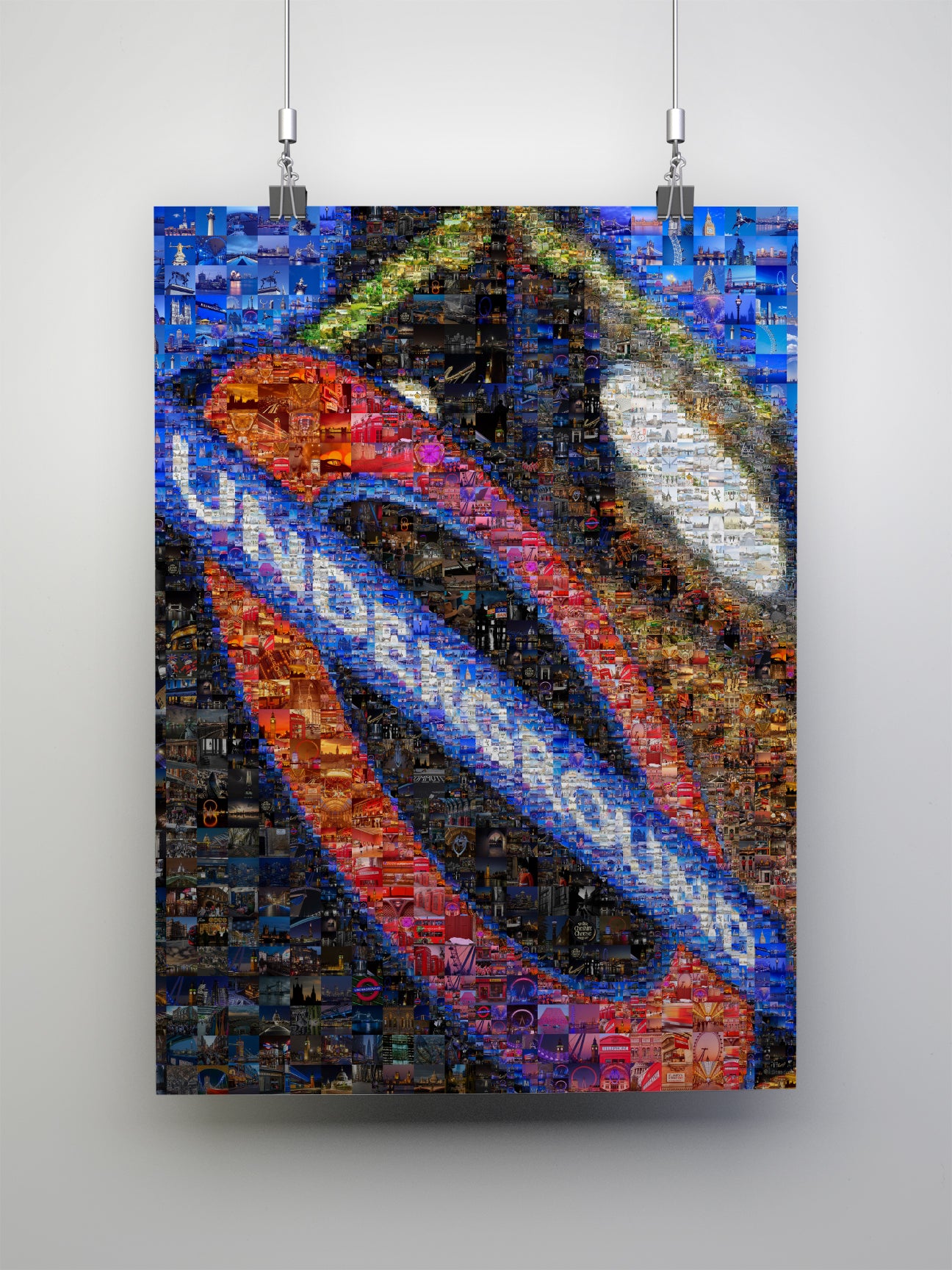 Stunning London Mosaic Artwork - Iconic Underground Design for Home Décor AtelierMosaics