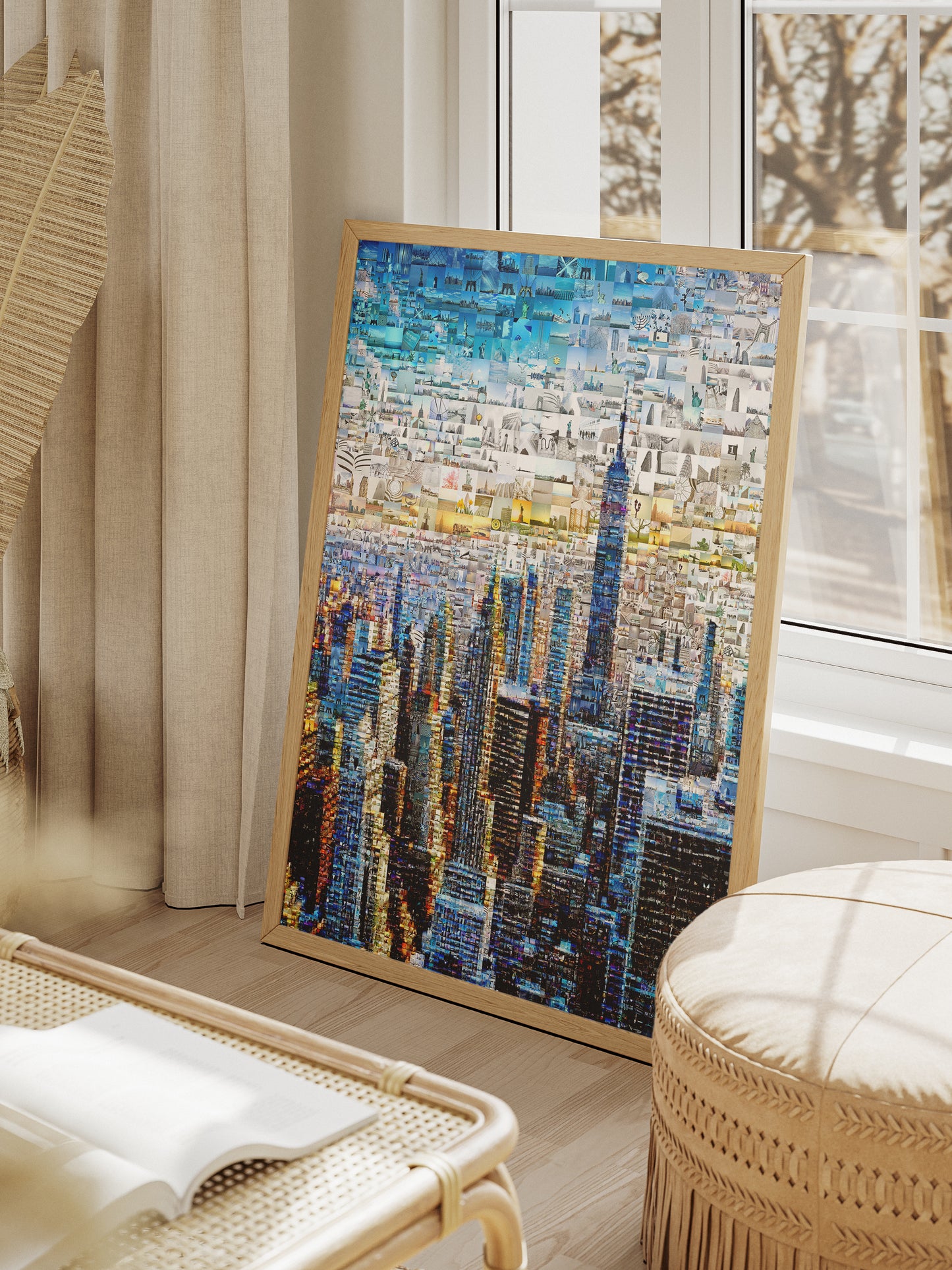 Stunning Cityscape Mosaic Art - Unique Urban Wall Décor for Home & Office AtelierMosaics