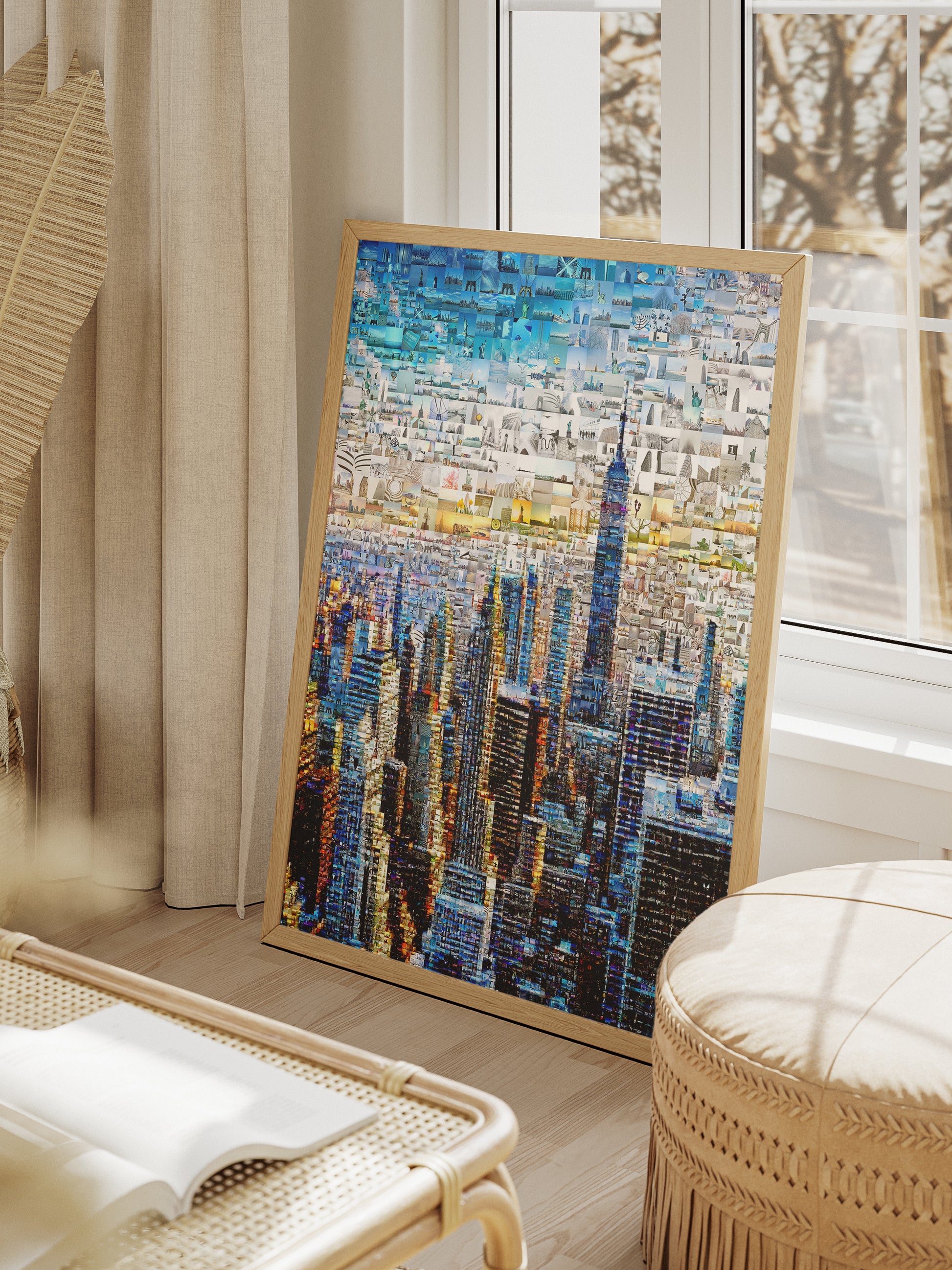 Stunning Cityscape Mosaic Art - Unique Urban Wall Décor for Home & Office AtelierMosaics