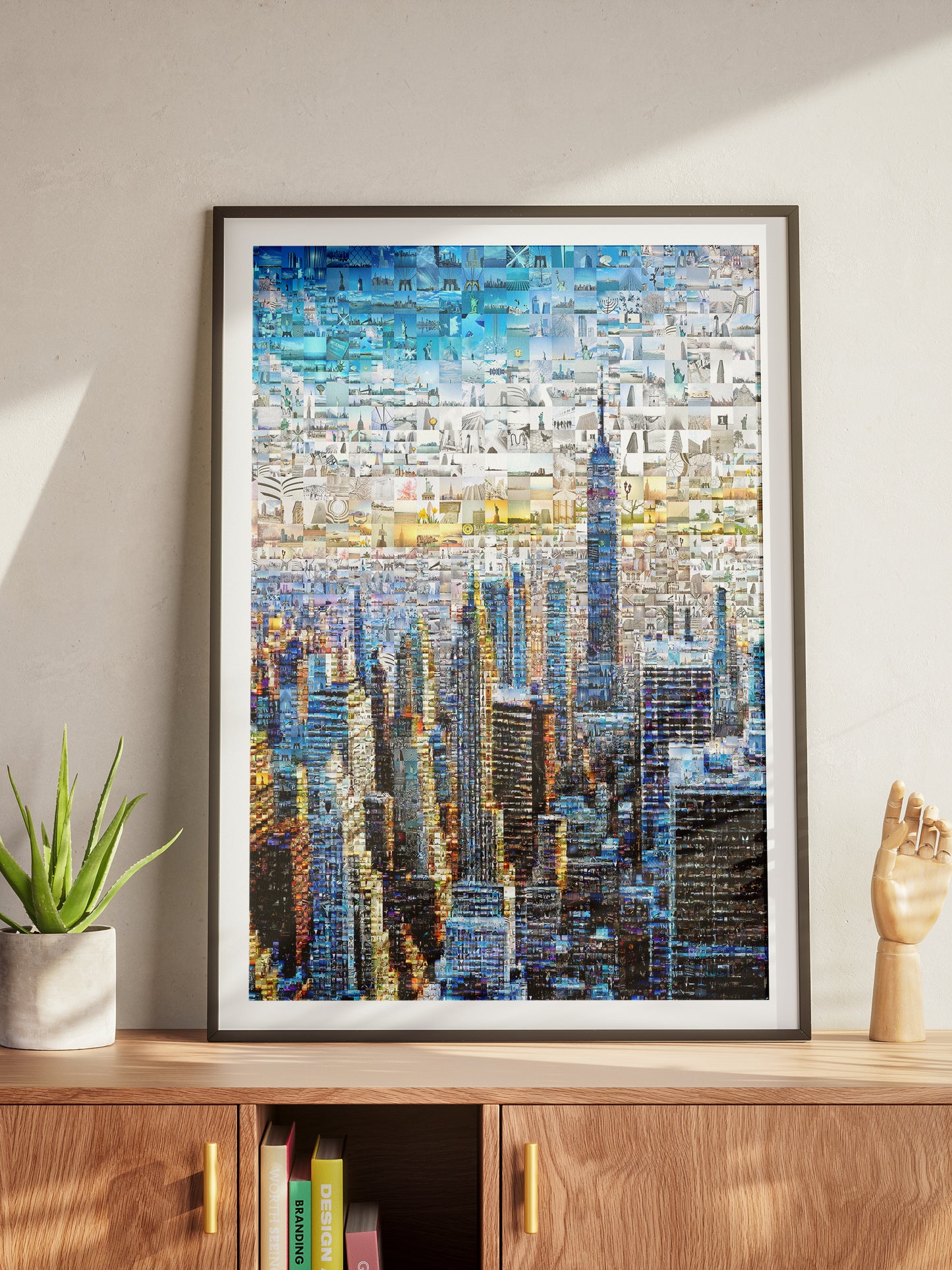 Stunning Cityscape Mosaic Art - Unique Urban Wall Décor for Home & Office AtelierMosaics