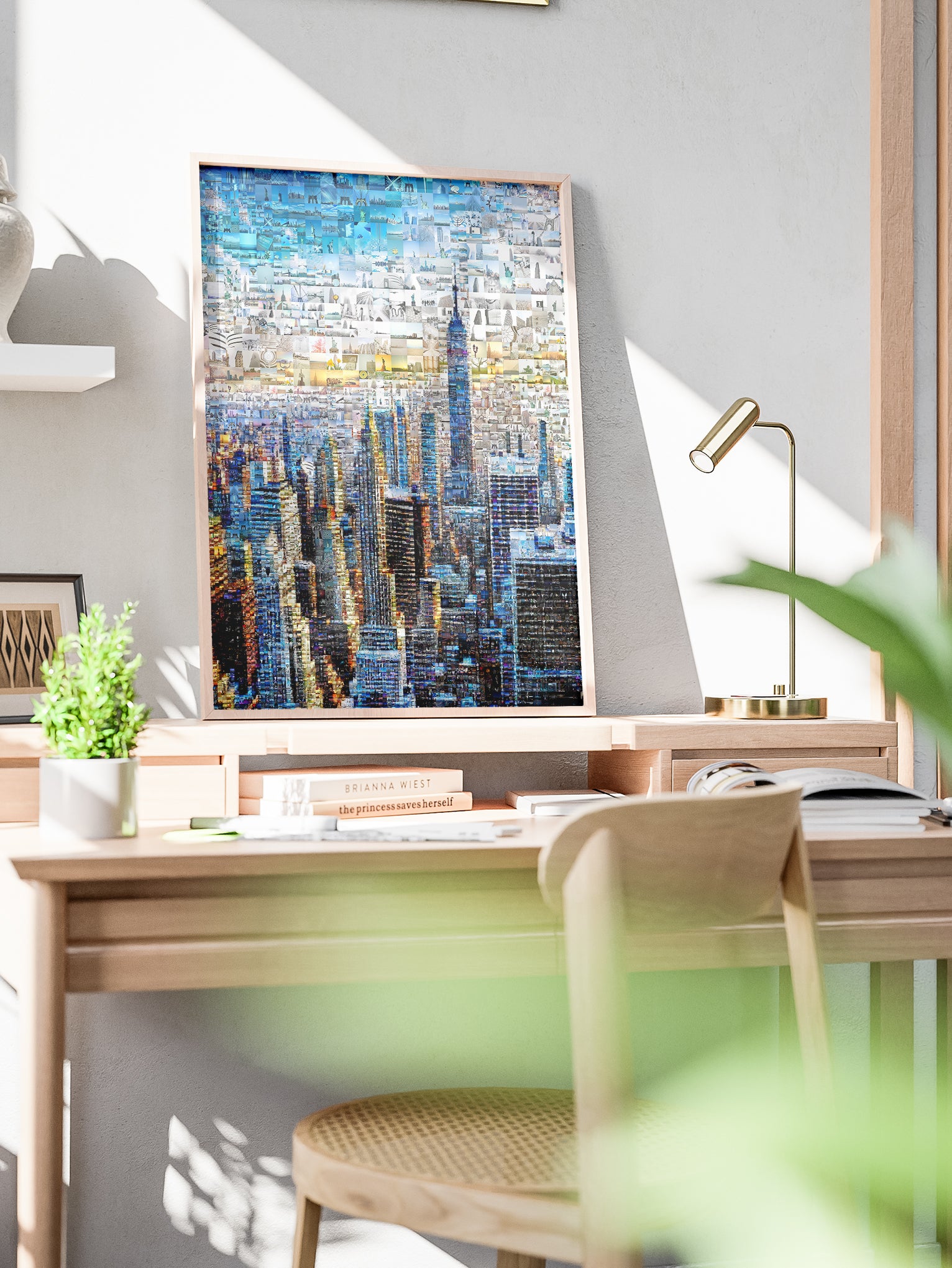 Stunning Cityscape Mosaic Art - Unique Urban Wall Décor for Home & Office AtelierMosaics