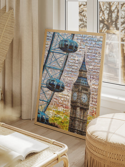 Stunning London Mosaic Artwork Featuring Iconic Landmarks and City Life AtelierMosaics