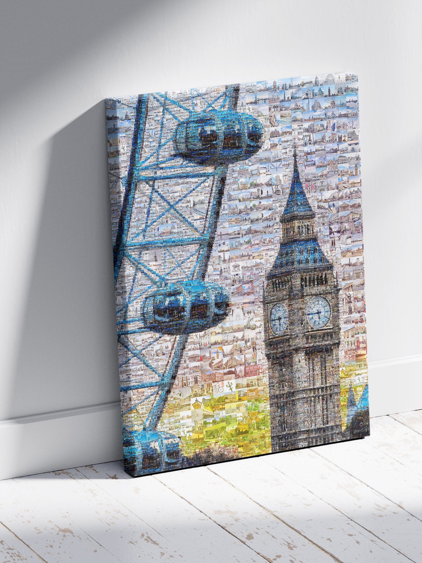 Stunning London Mosaic Artwork Featuring Iconic Landmarks and City Life AtelierMosaics