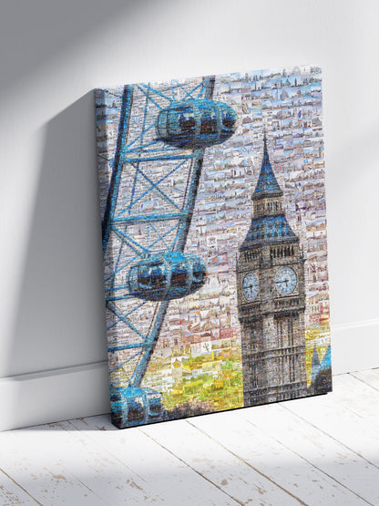 Stunning London Mosaic Artwork Featuring Iconic Landmarks and City Life AtelierMosaics