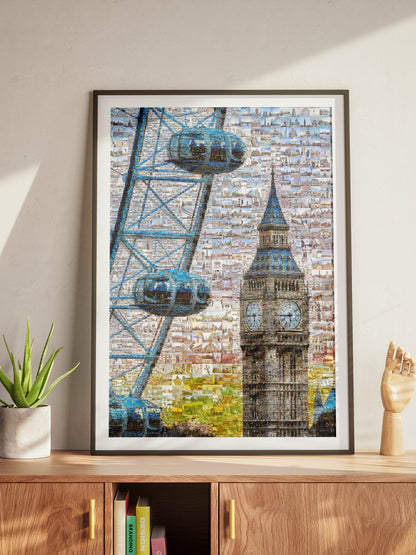 Stunning London Mosaic Artwork Featuring Iconic Landmarks and City Life AtelierMosaics