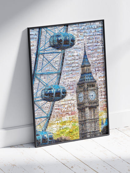 Stunning London Mosaic Artwork Featuring Iconic Landmarks and City Life AtelierMosaics