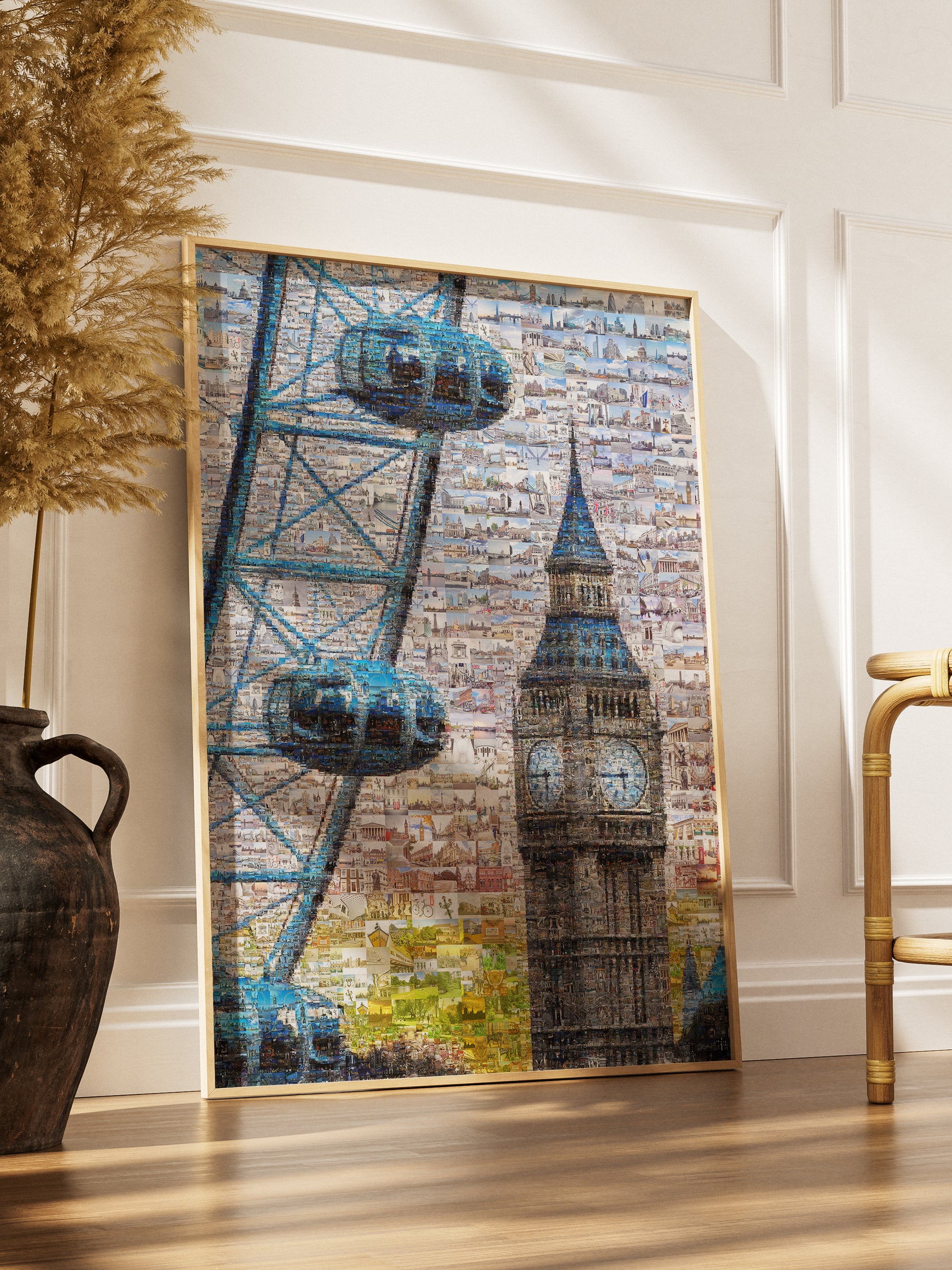 Stunning London Mosaic Artwork Featuring Iconic Landmarks and City Life AtelierMosaics