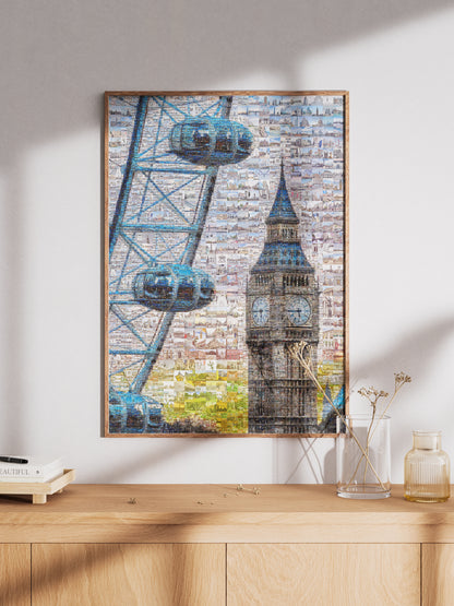 Stunning London Mosaic Artwork Featuring Iconic Landmarks and City Life AtelierMosaics