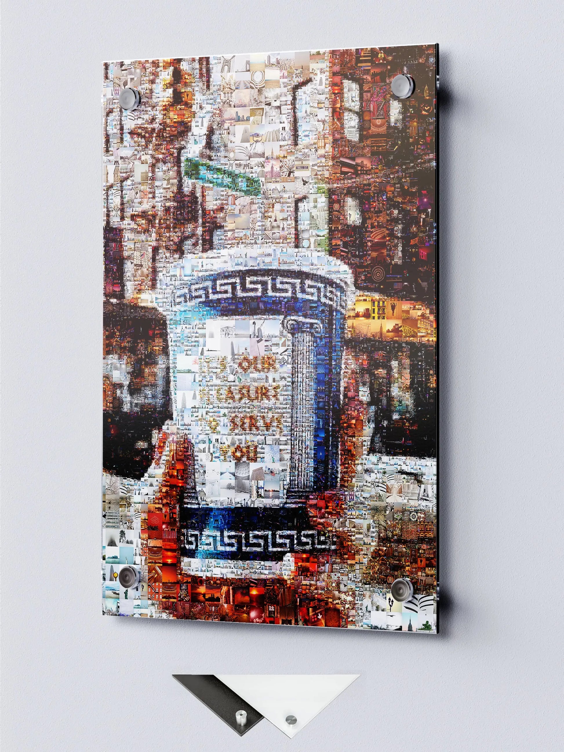 Stunning Mosaic Artwork: Unique Coffee Cup Design for Home or Office Decor AtelierMosaics