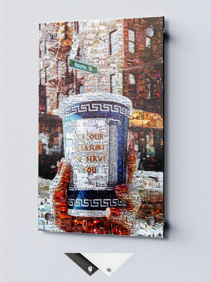 Stunning Mosaic Artwork: Unique Coffee Cup Design for Home or Office Decor AtelierMosaics
