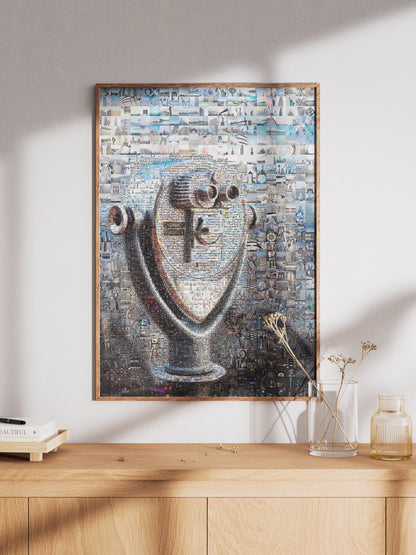 Stunning Mosaic Artwork: A Captivating Blend of Cityscapes and Moments in Time AtelierMosaics