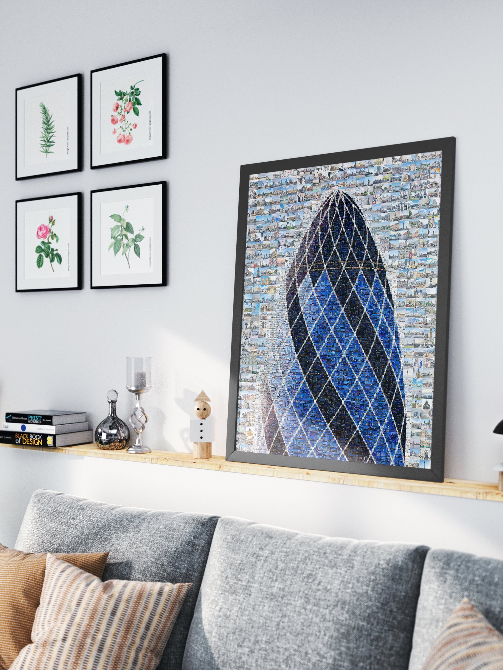 Stunning Mosaic Artwork of London Underground: A Unique Art Piece for Home Décor AtelierMosaics