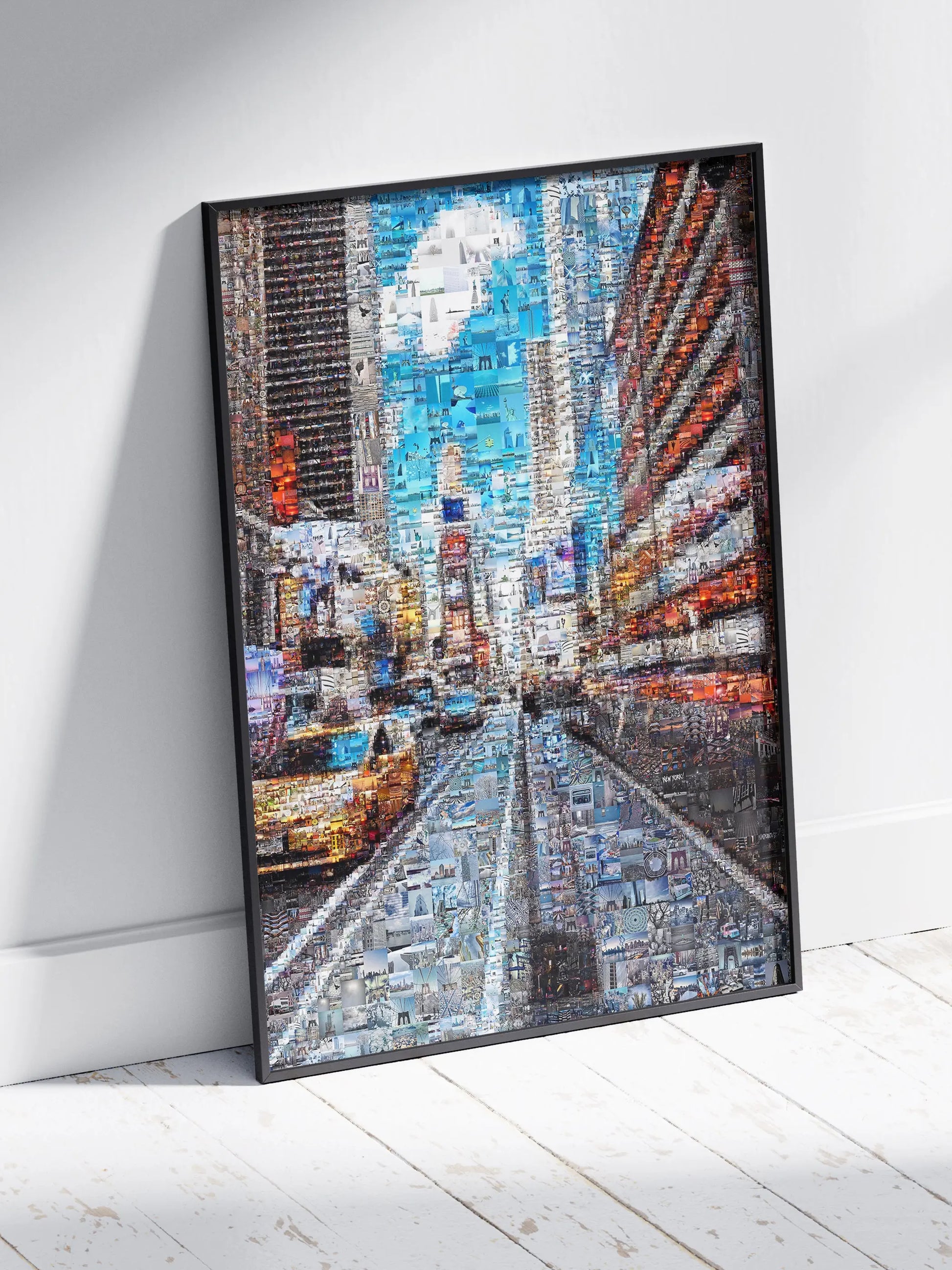 Stunning Urban Mosaic Art: New York City Street Scene - Perfect for Home or Office Decor AtelierMosaics