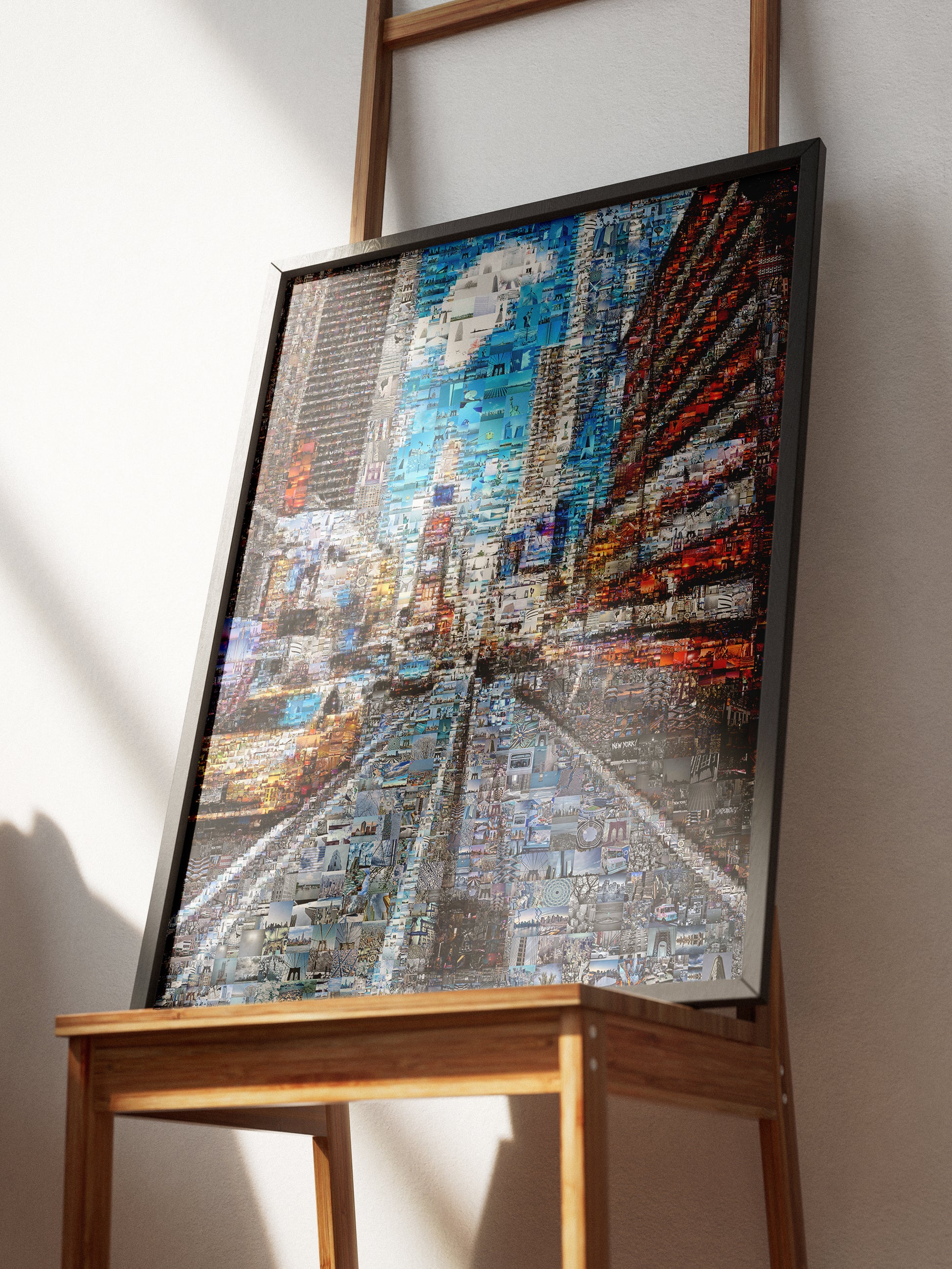 Stunning Urban Mosaic Art: New York City Street Scene - Perfect for Home or Office Decor AtelierMosaics