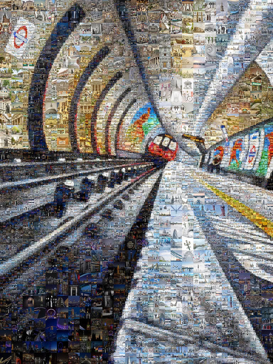 Stunning London Cityscape Mosaic Art - Unique Gift for Home Decor Lovers AtelierMosaics