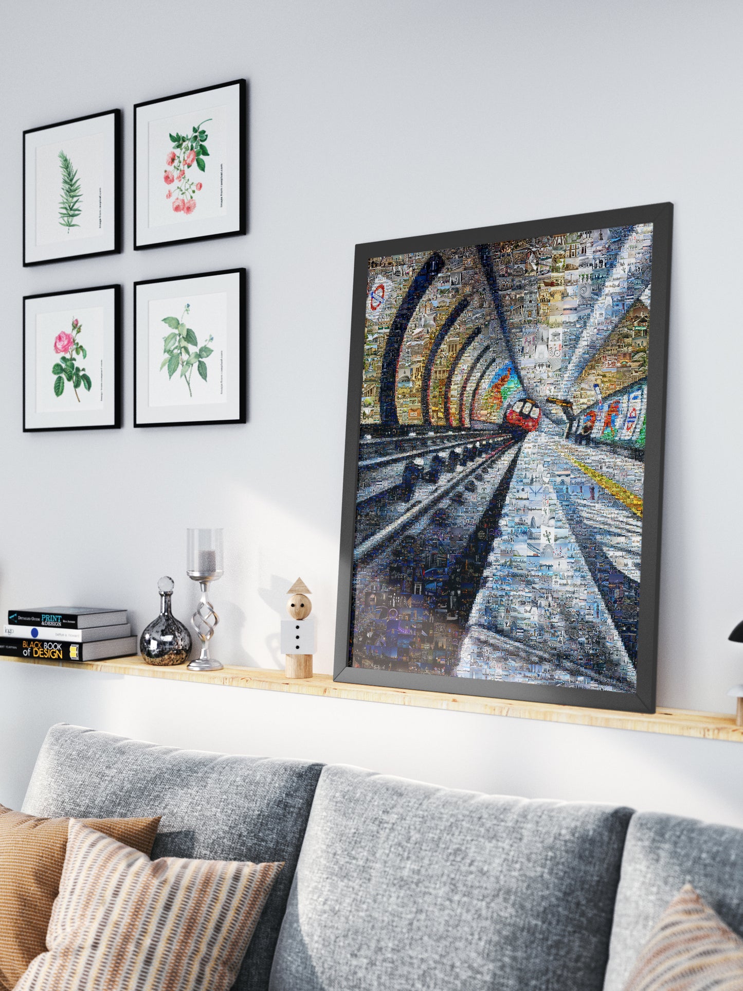 Stunning London Cityscape Mosaic Art - Unique Gift for Home Decor Lovers AtelierMosaics