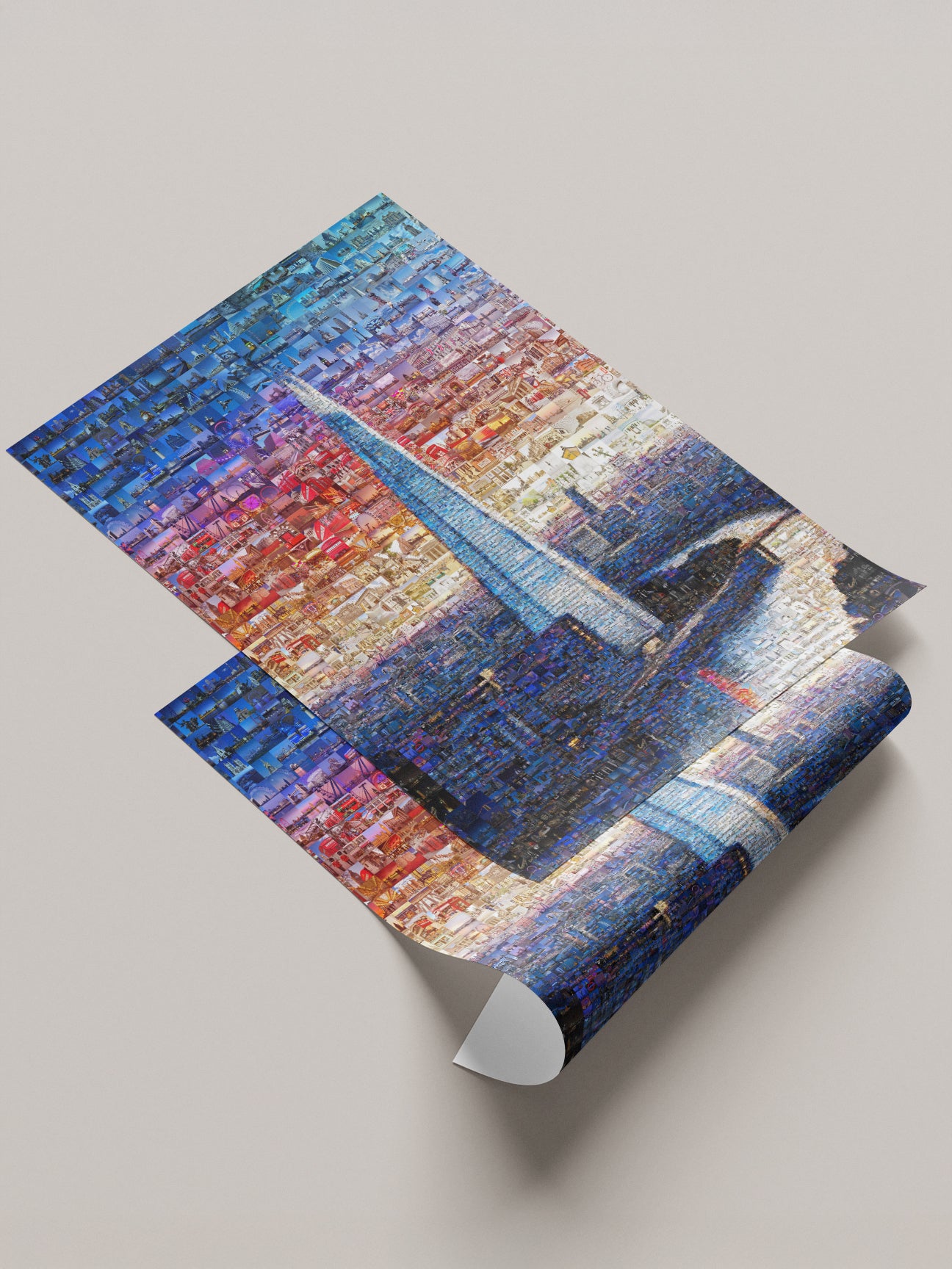 Stunning Mosaic Artwork of Iconic Landmarks - Unique Visual Journey Through Cities AtelierMosaics