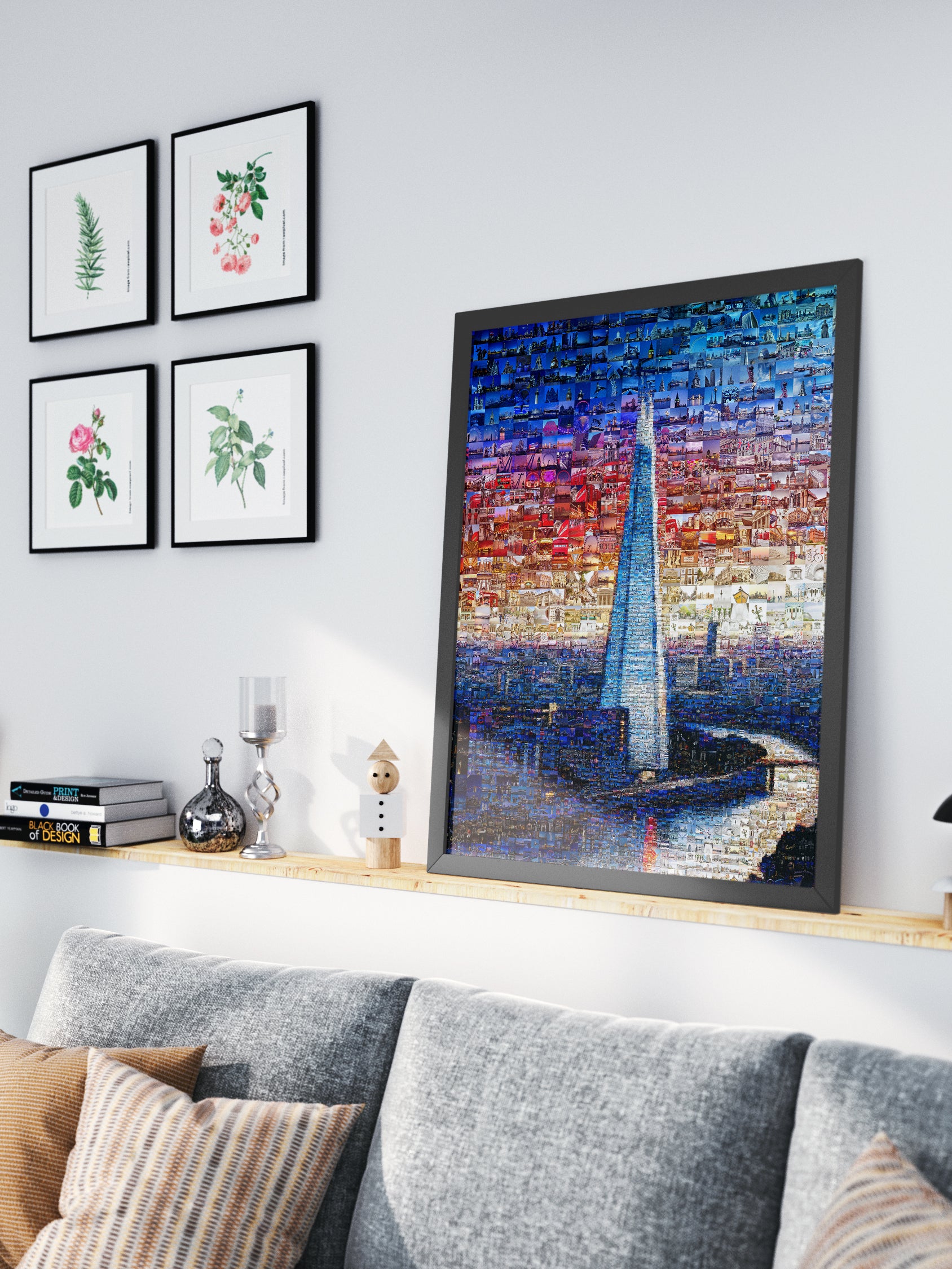 Stunning Mosaic Artwork of Iconic Landmarks - Unique Visual Journey Through Cities AtelierMosaics