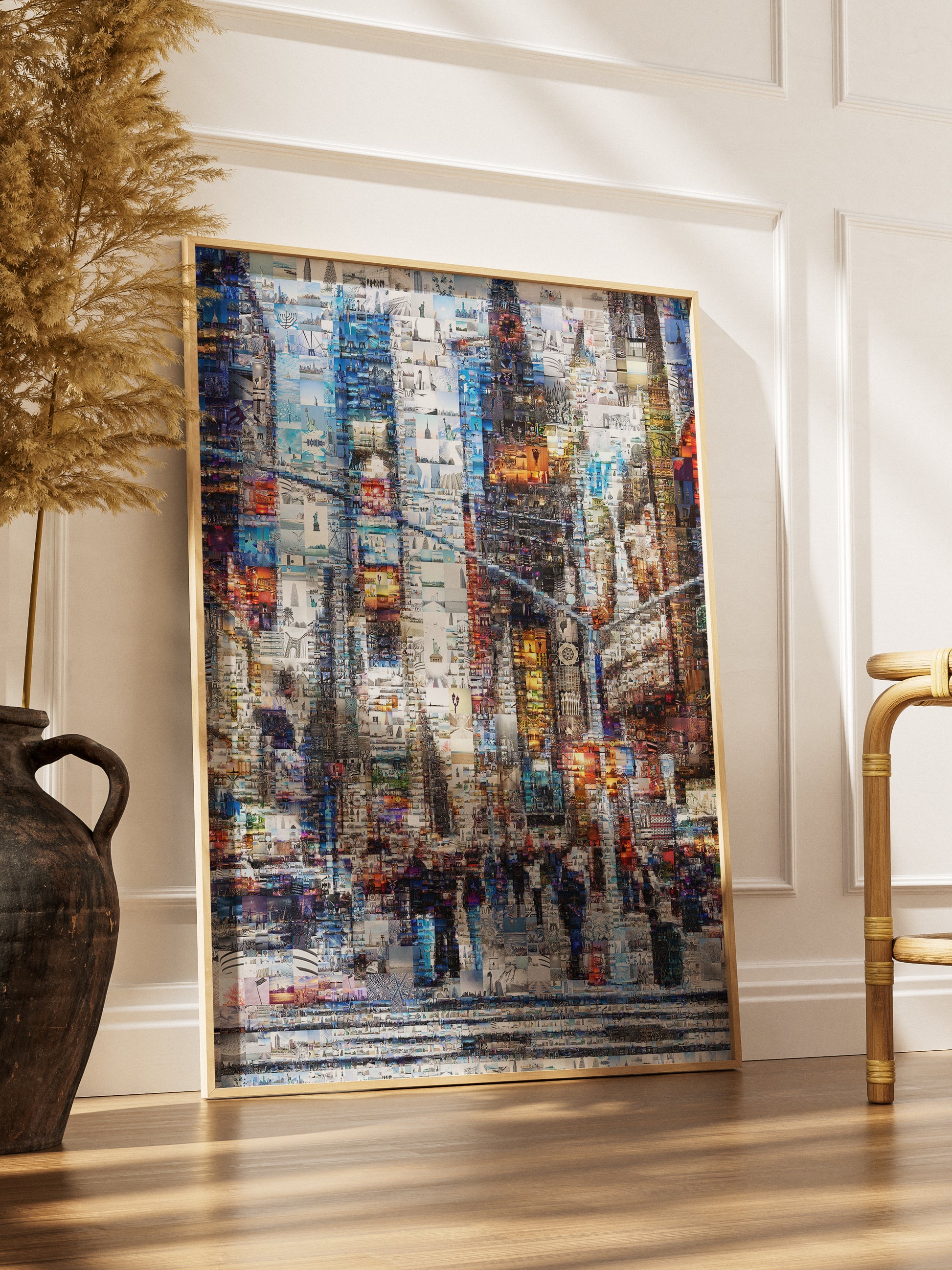 Stunning Cityscape Mosaic Artwork - Unique Home Decor for Art Lovers AtelierMosaics