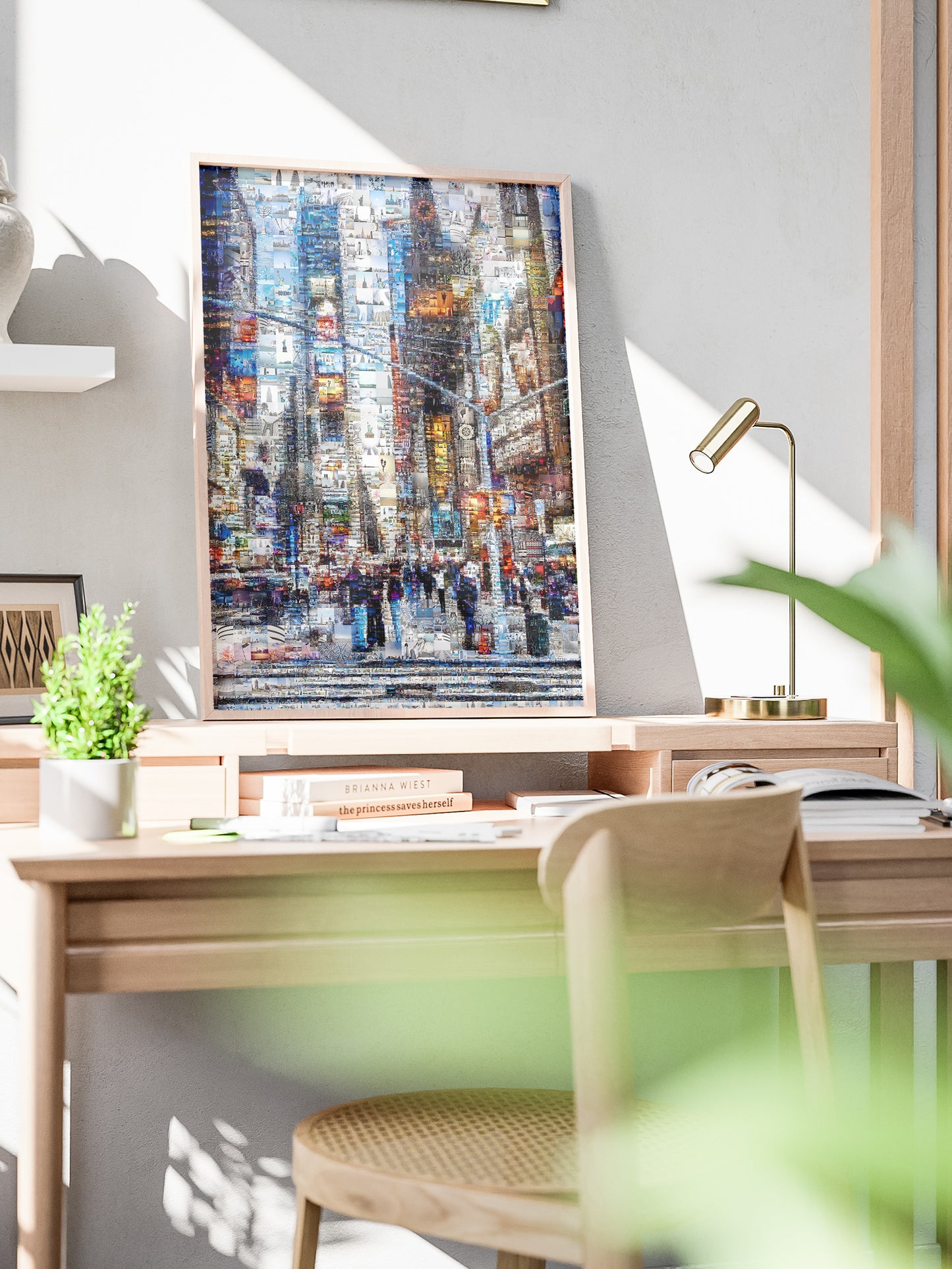 Stunning Cityscape Mosaic Artwork - Unique Home Decor for Art Lovers AtelierMosaics