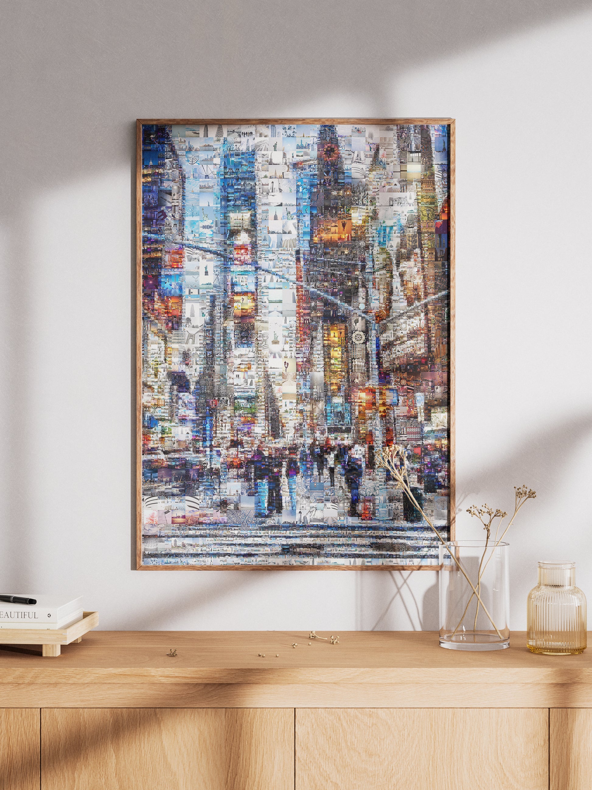 Stunning Cityscape Mosaic Artwork - Unique Home Decor for Art Lovers AtelierMosaics